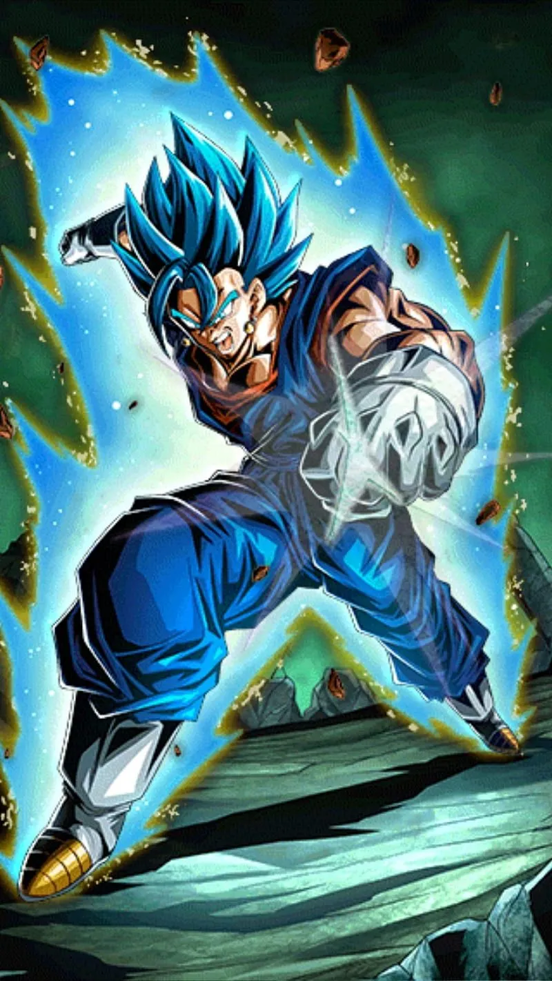 LR Vegito Blue, ball, dragon, super, HD phone wallpaper