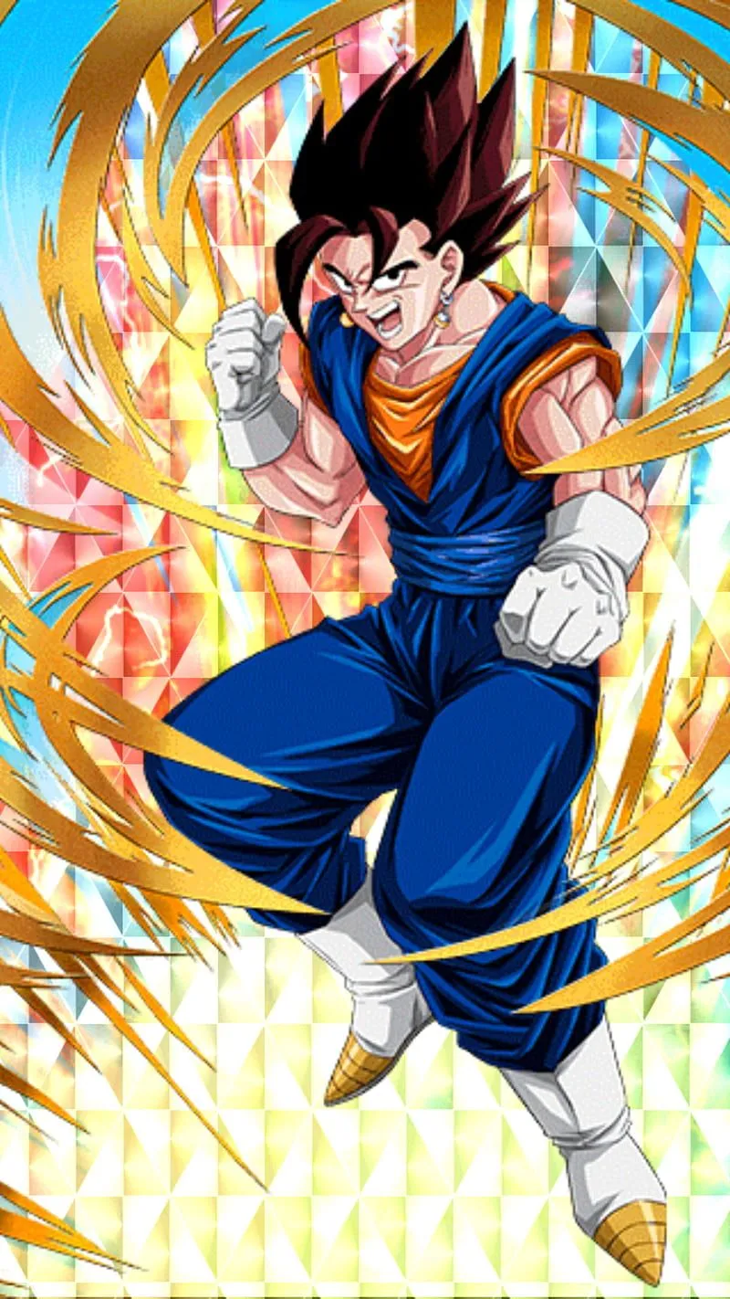 Dragon Ball Super, dragon ball, fighting, vegito, HD phone wallpaper