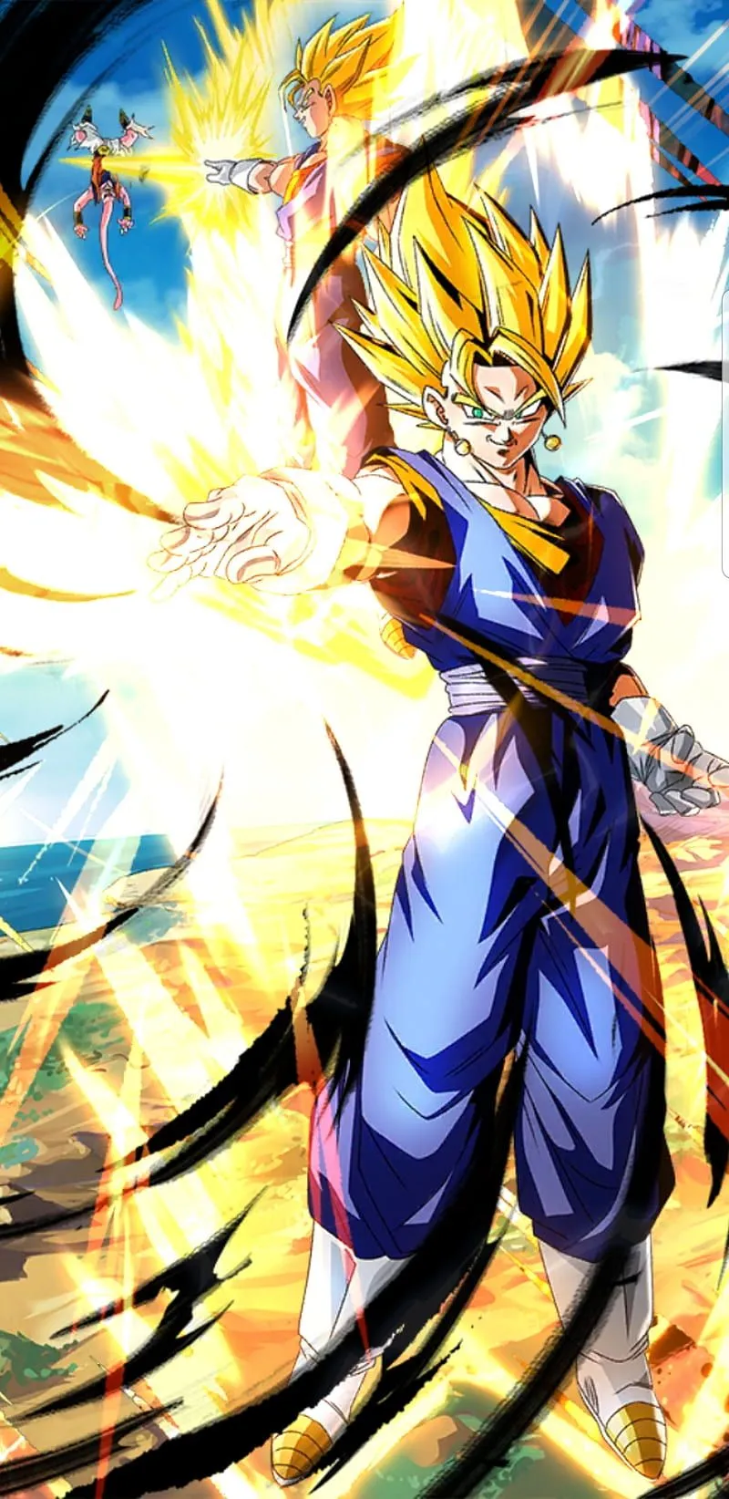 Super Vegito Alt, ball, dbz, dragon, majin buu, HD phone wallpaper