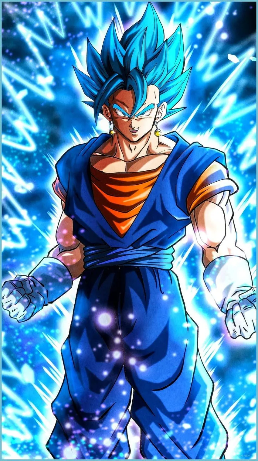 Vegito Blue Dragon Ball Super Artwork, Anime Dragon Ball Super Blue HD phone wallpaper