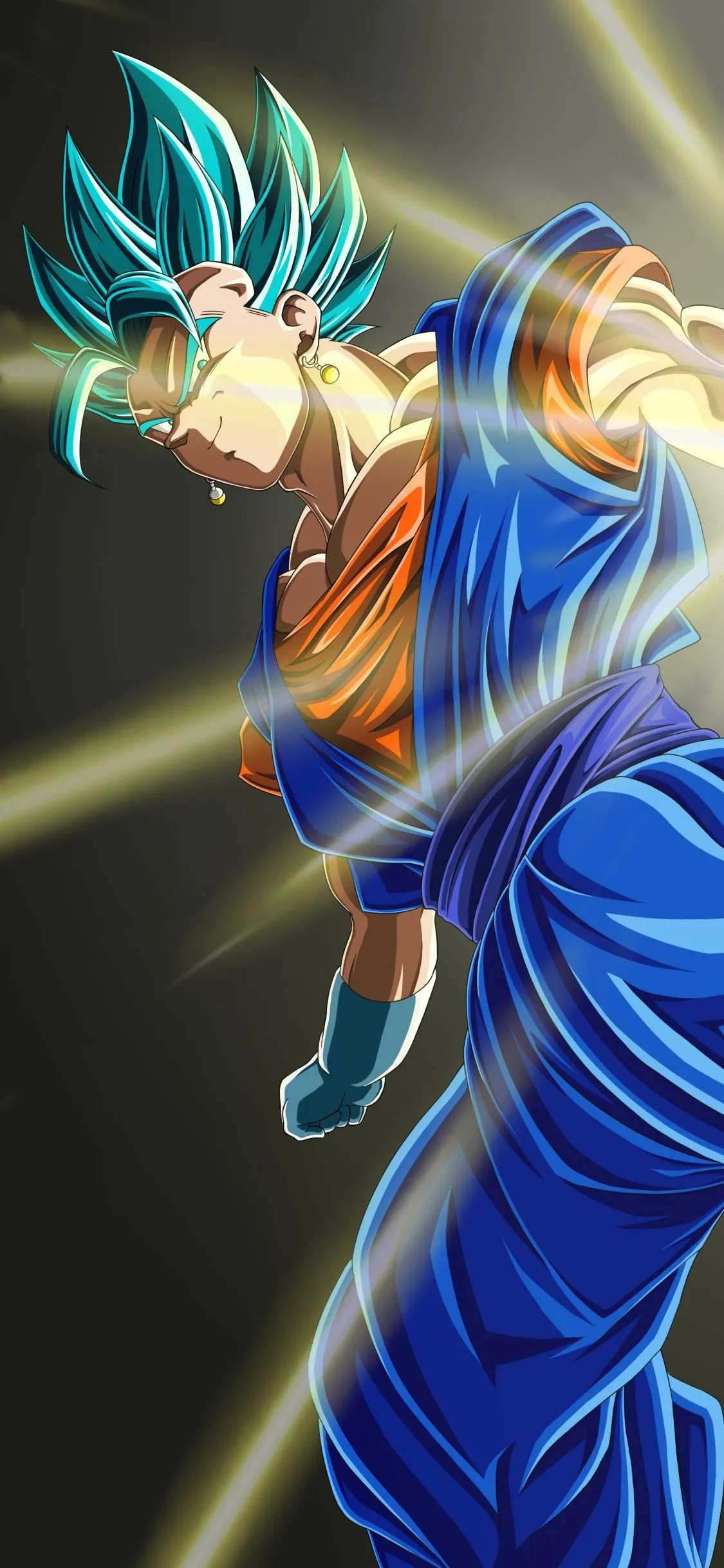 Phone wallpaper: Anime, Vegetto (Dragon Ball), Dragon Ball Z, Super Saiyan Blue, Dragon Ball 1158589