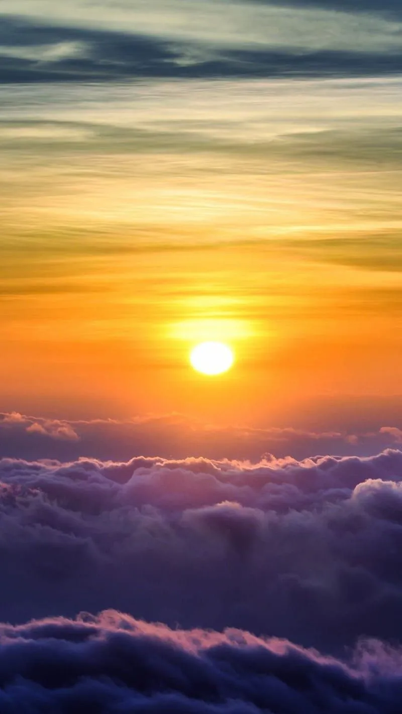 Bulut, clouds, phone, sunshine, HD phone wallpaper