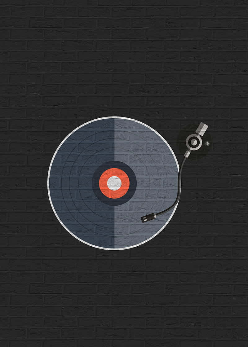 Download Aesthetic Minimalist Music Vinyl Setup Wallpaper