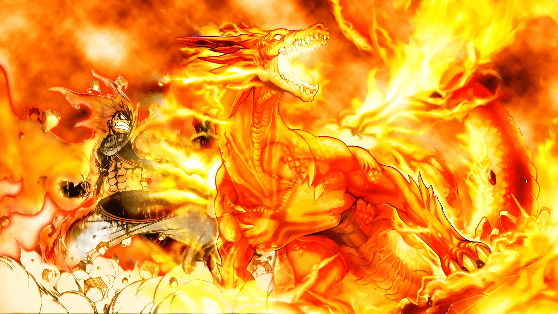 Natsu Dragneel: Epic HD Wallpaper from Fairy Tailx1080