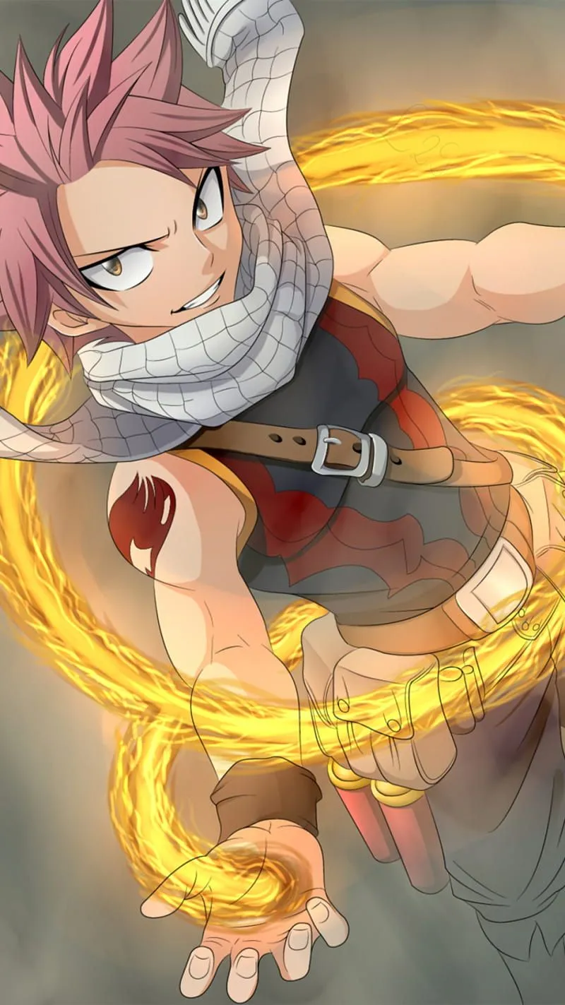 Natsu dragneel, anime, fairy tail, HD phone wallpaper