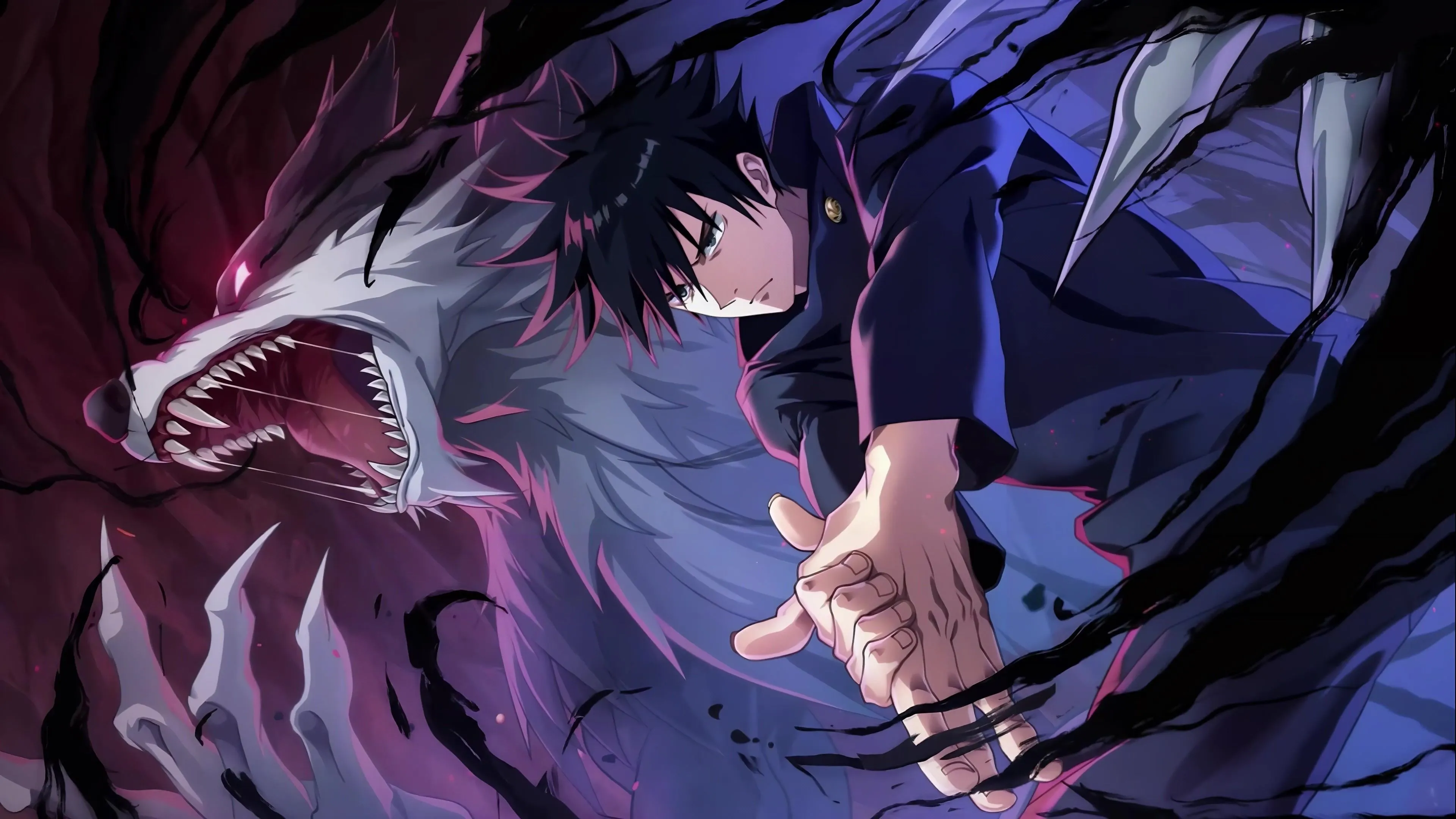 Megumi Fushiguro Kaisen Live Wallpaper