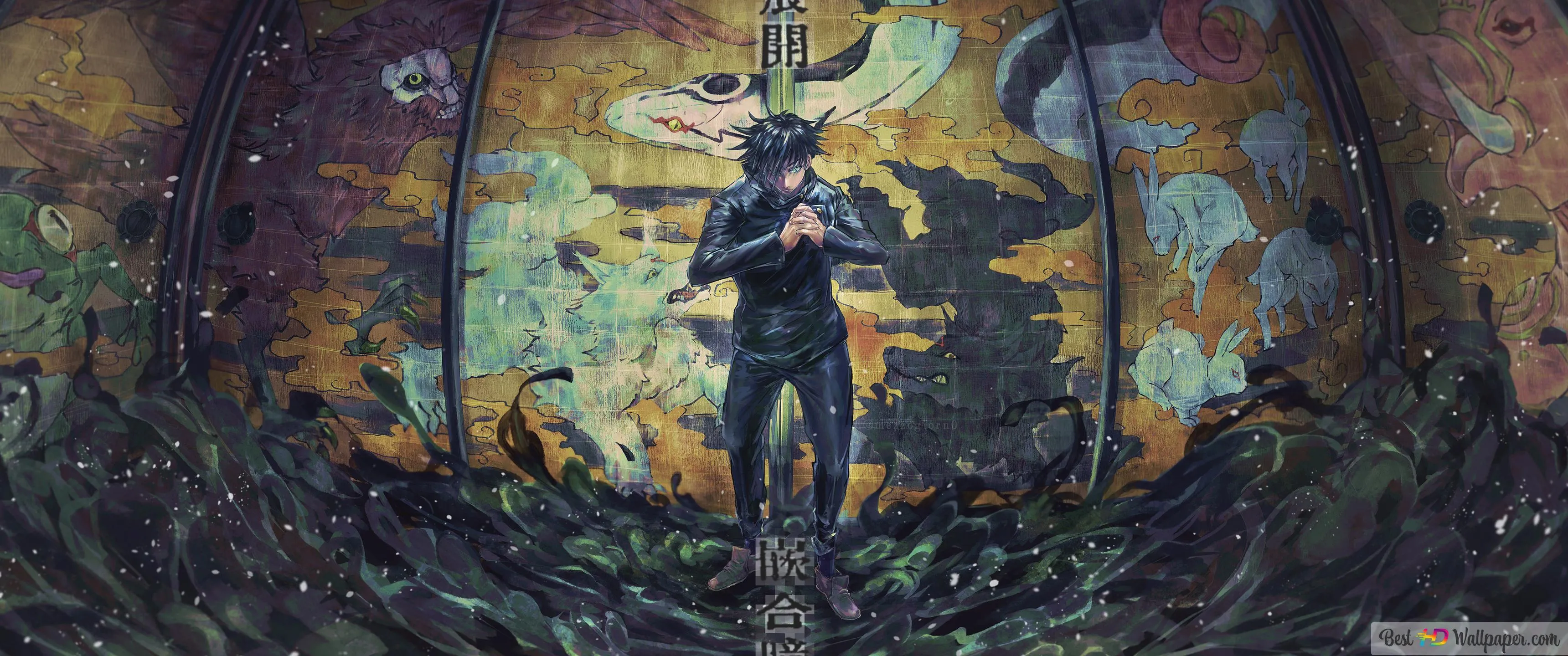 Jujutsu Kaisen Fushiguro Domain Expansion 4K wallpaper download