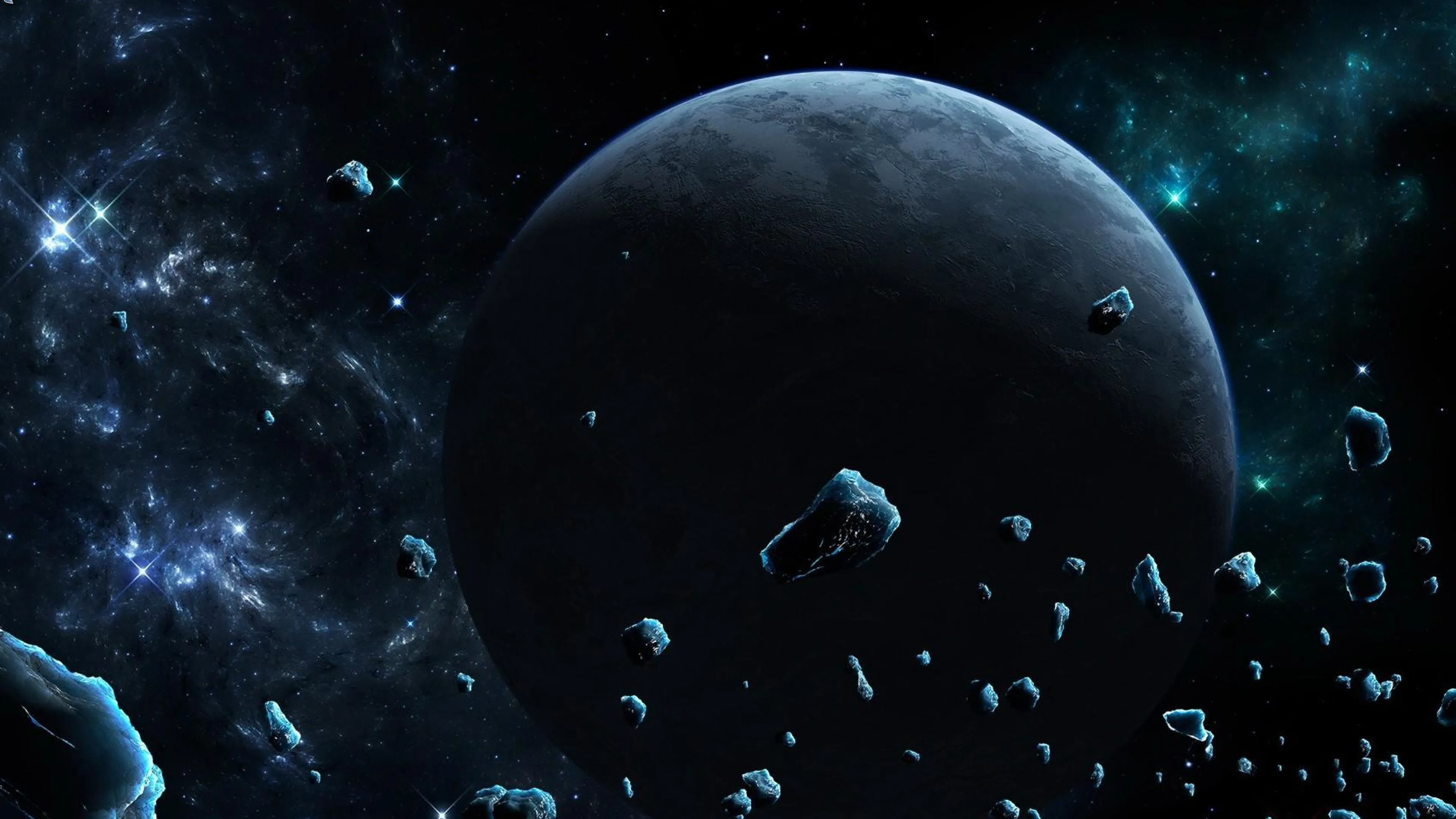 4K Ultra HD Asteroid Wallpaper Free 3840x2160 High Quality Background