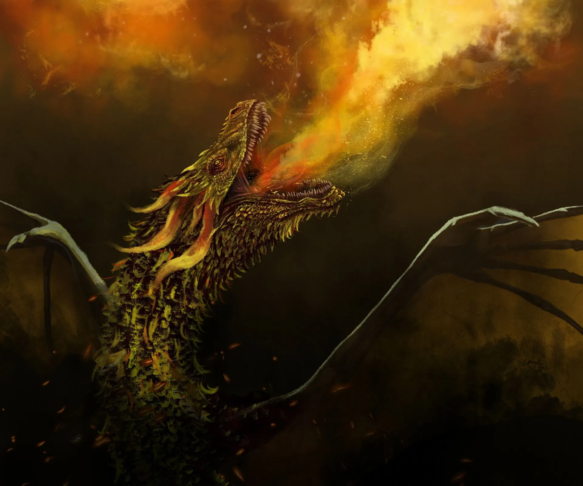 Vermithor Art House of the Dragon Wallpaper, HD TV Series 4K Wallpaper, Image and Background