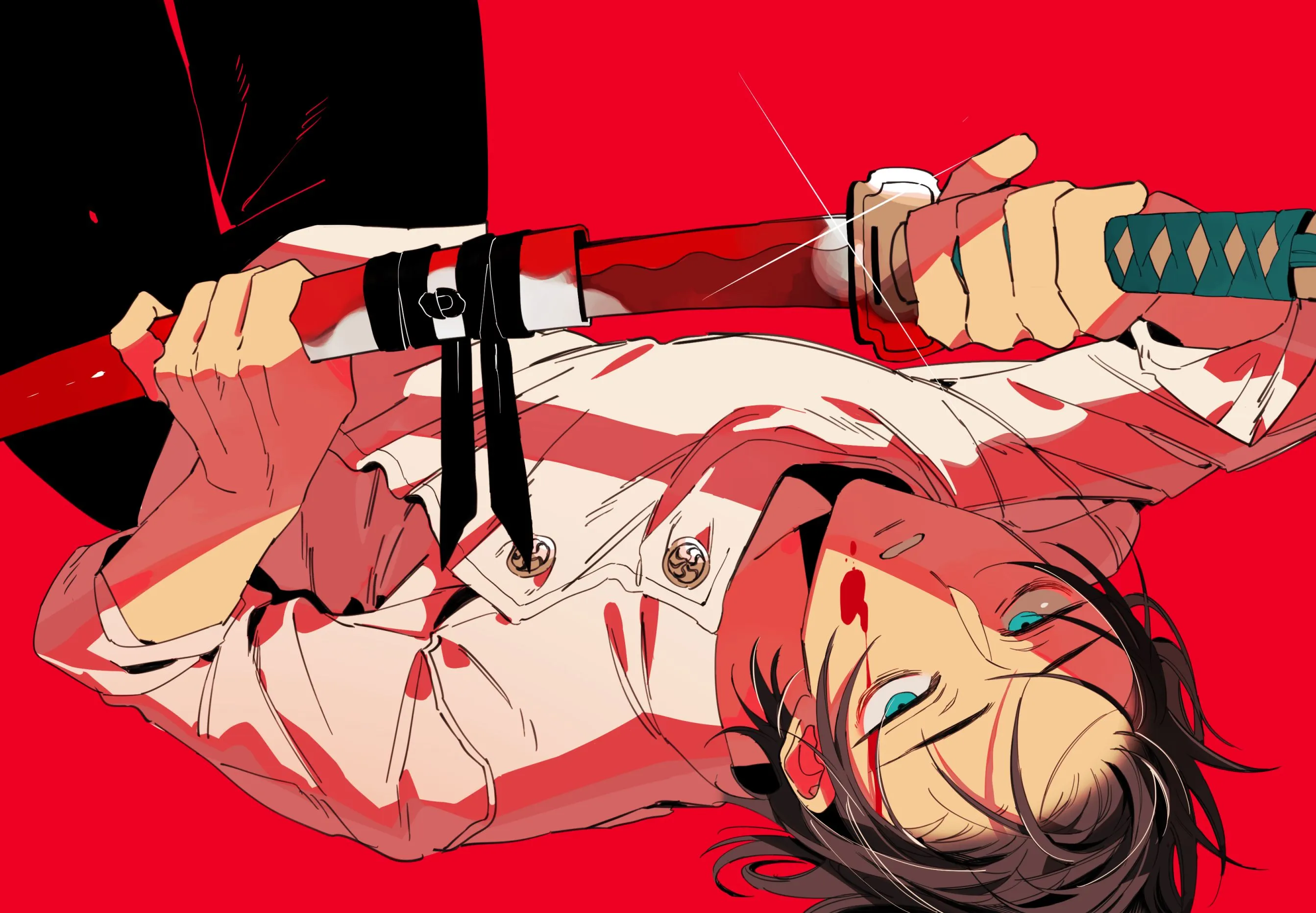 Desktop wallpaper: Jujutsu Kaisen, Yuta Okkotsu, Anime, Black Hair, Blue Eyes, School Uniform 4K free download for PC. 1023232