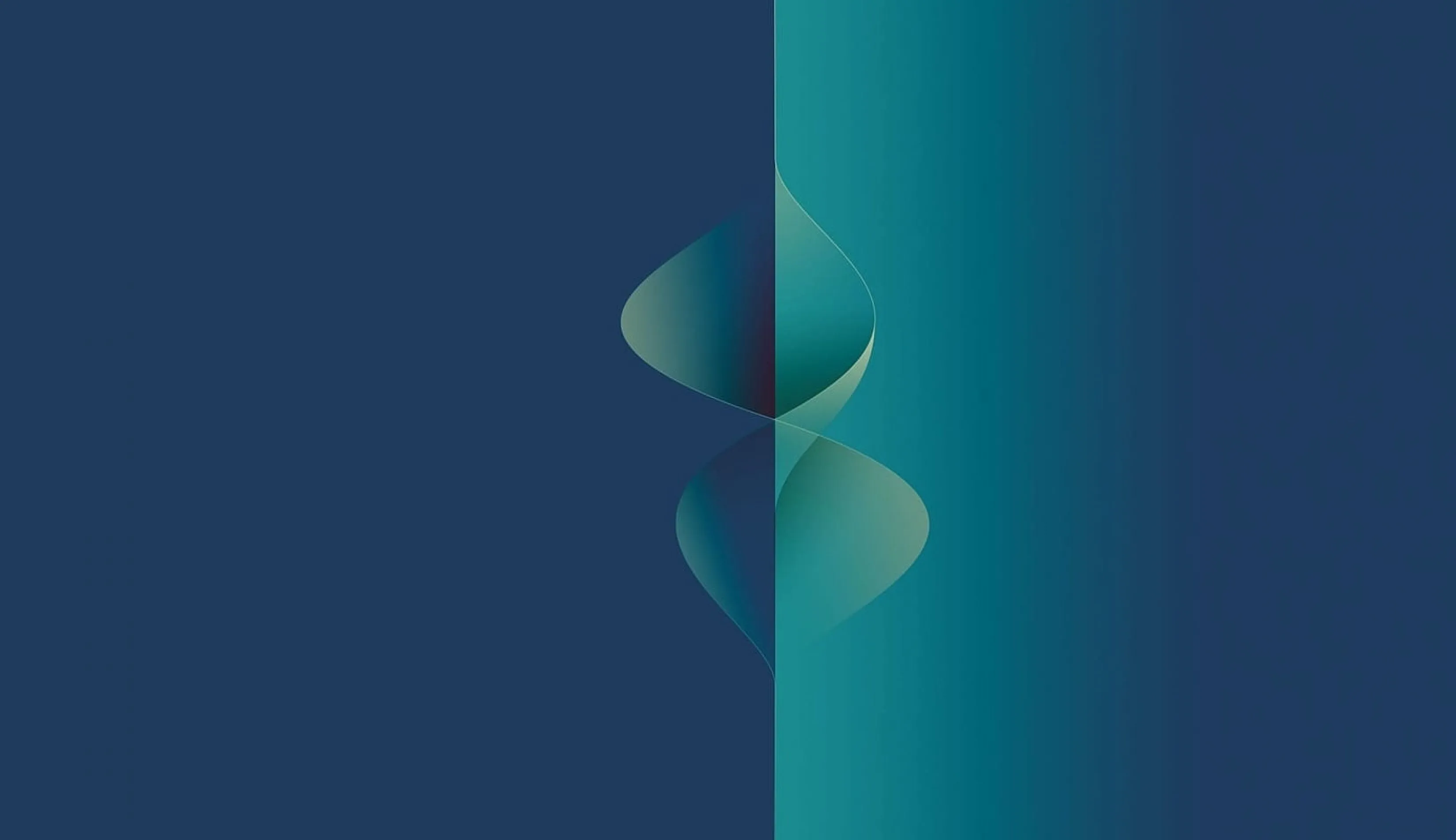 Split Screen Turquoise Blue Abstract