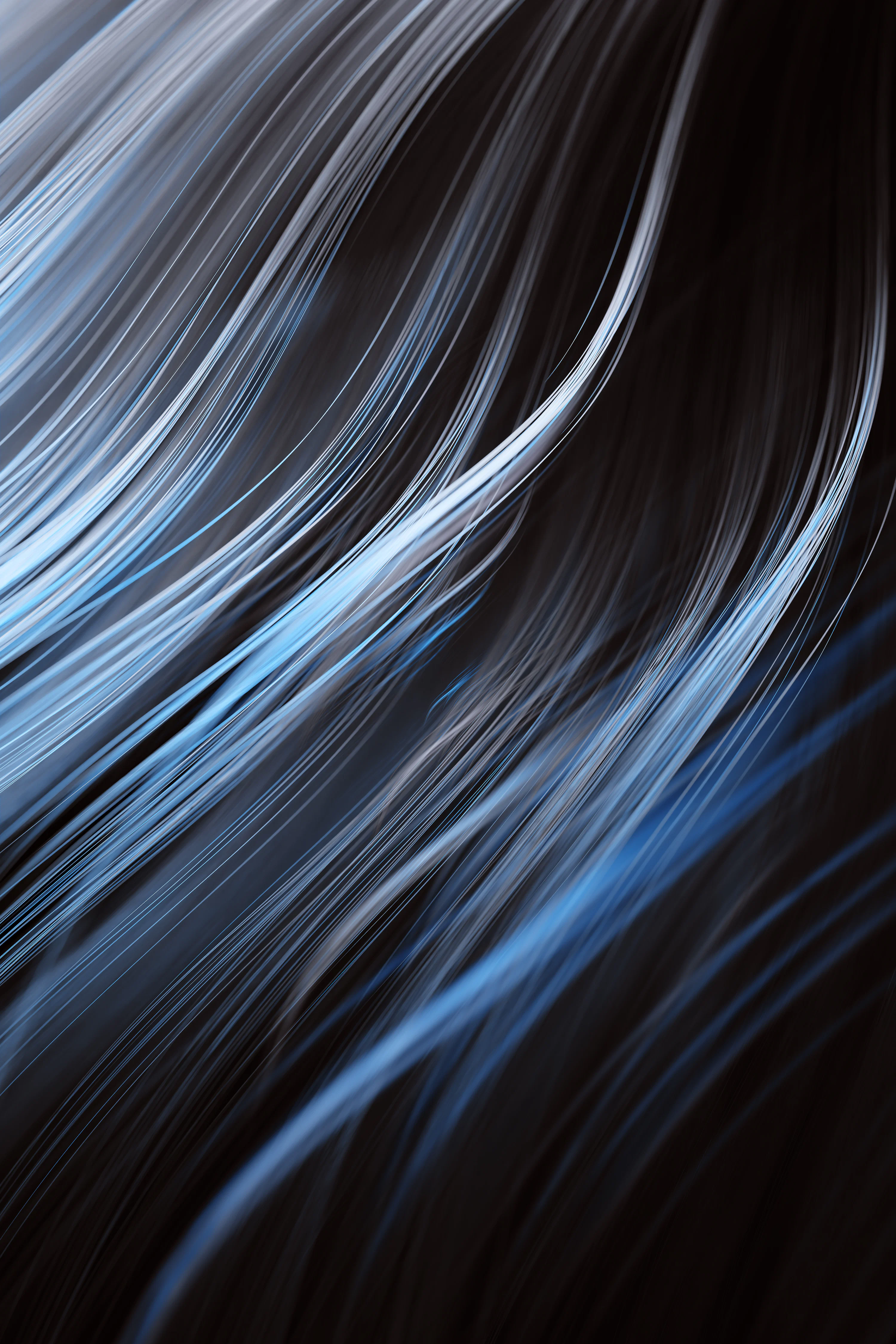 A black and blue background with white streaks photo