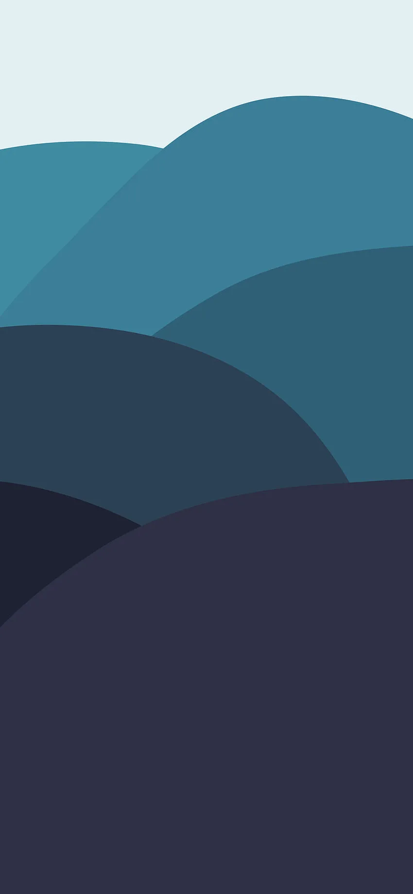 Home Screen, minimalist dark blue HD phone wallpaper