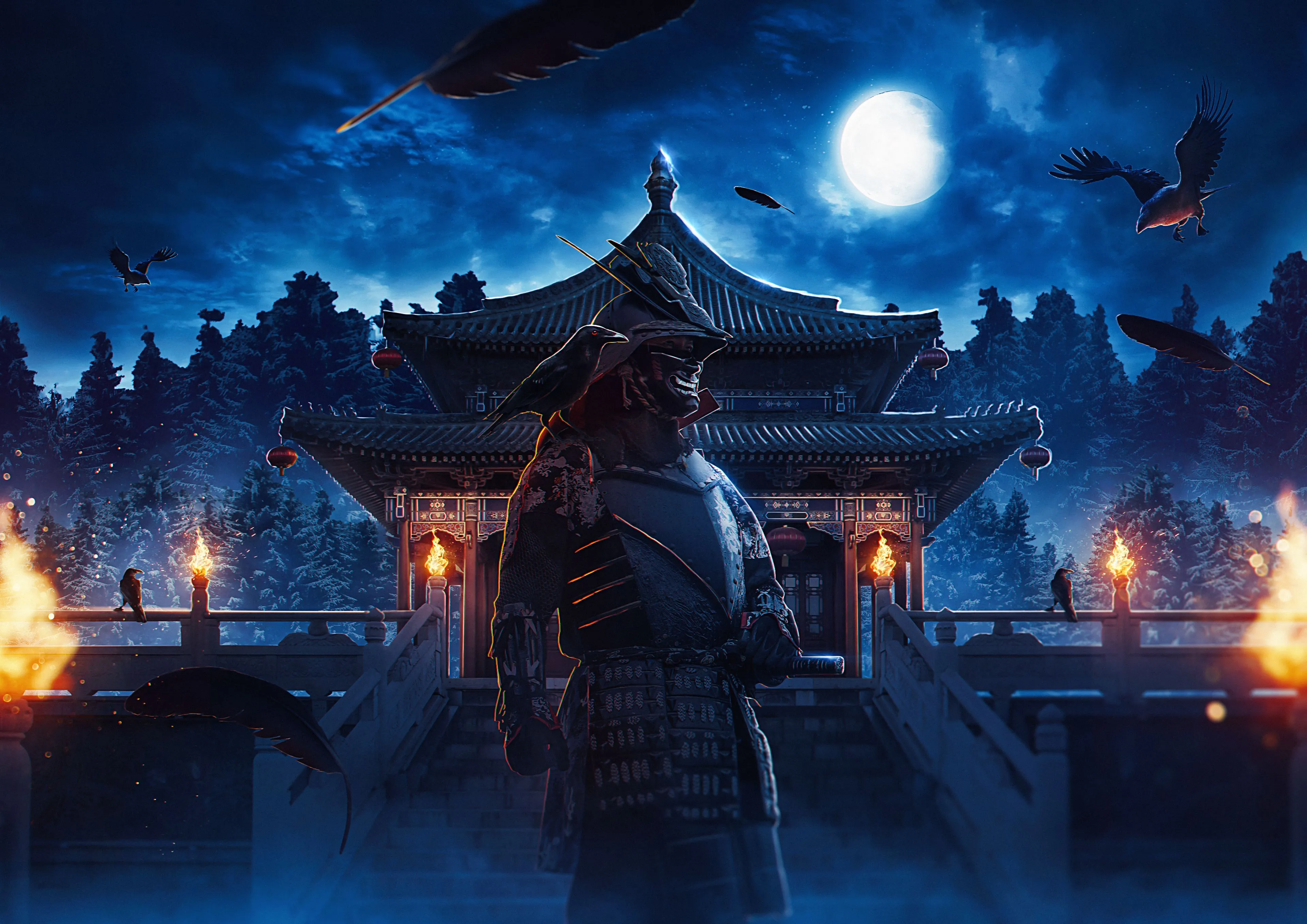 Japanese artistic 4K Wallpaper