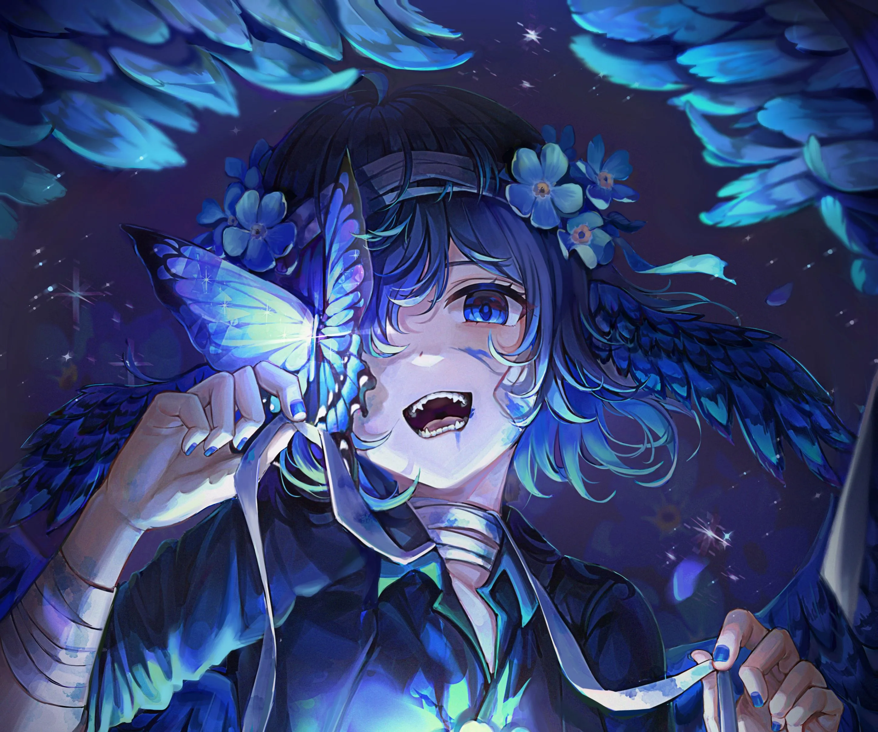 4K Anime Girl Digital Art Wallpaper, HD Anime 4K Wallpaper, Image and Background