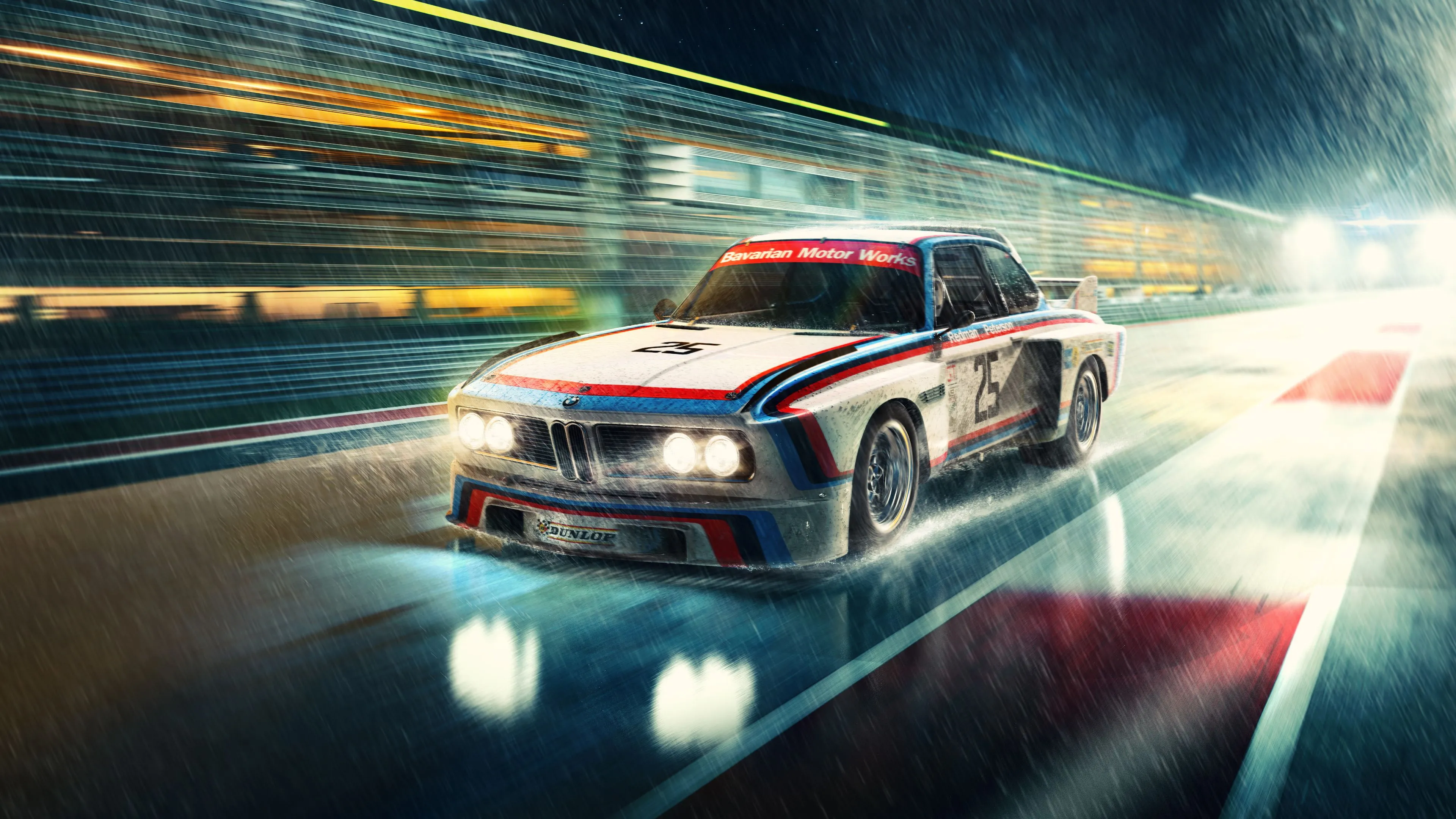 BMW CSL NASCAR 4K Wallpaper Car Wallpaper