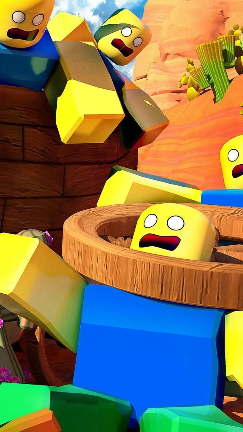 Roblox yellow HD wallpaper