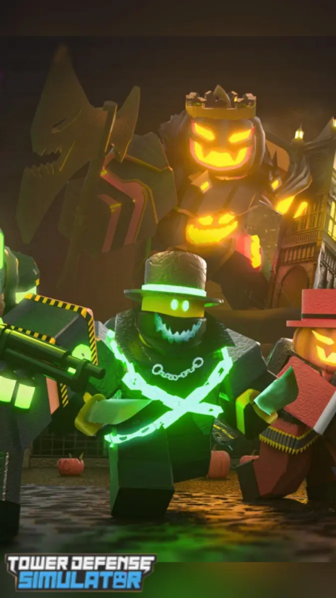 Roblox TDS Halloween wallpaper