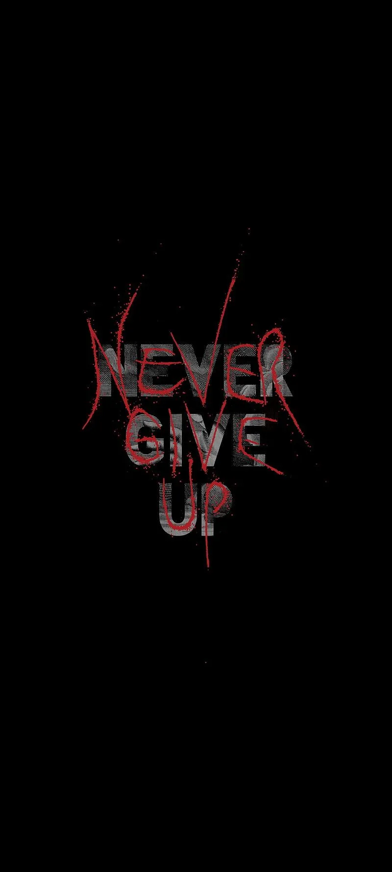Never Give Up, nevergiveup, amoled, fitness, motivation, gym, bodybuilding, powerlifting, HD phone wallpaper