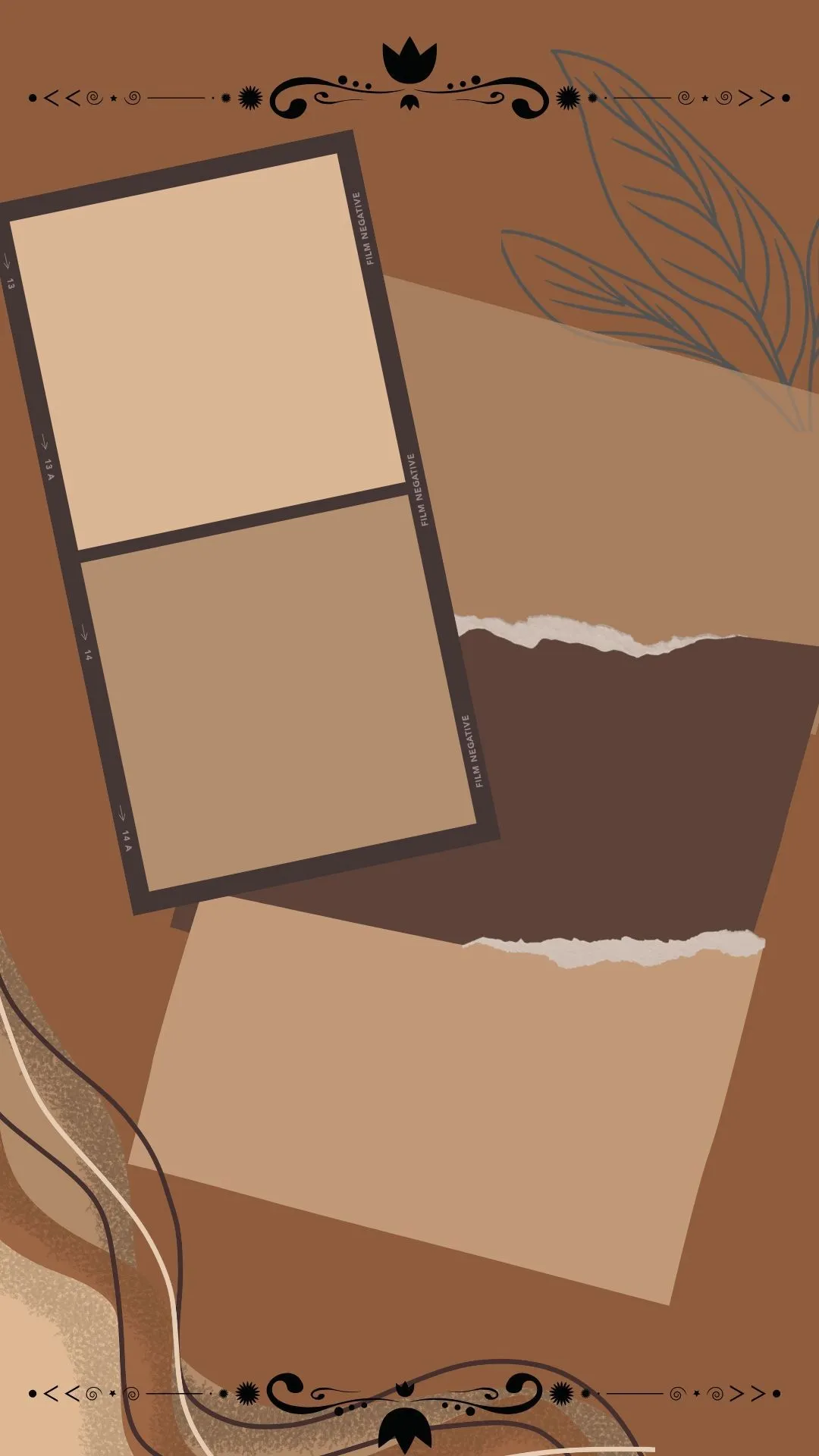 Brown Aesthetic phone wallpaper