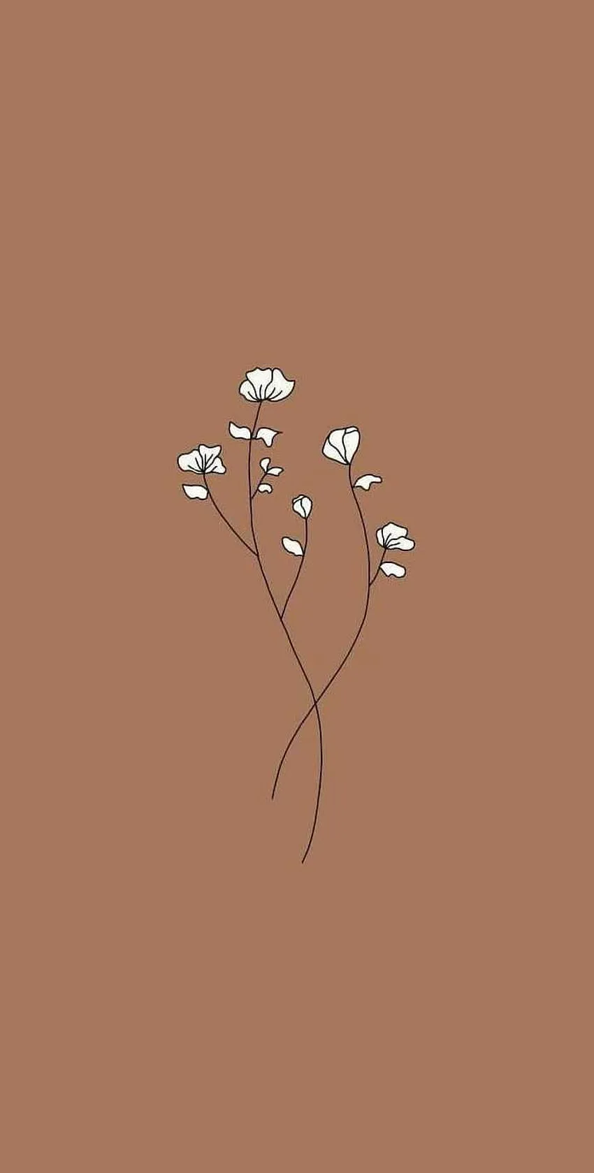 Brown Aesthetic Simple, asthetic brown HD phone wallpaper