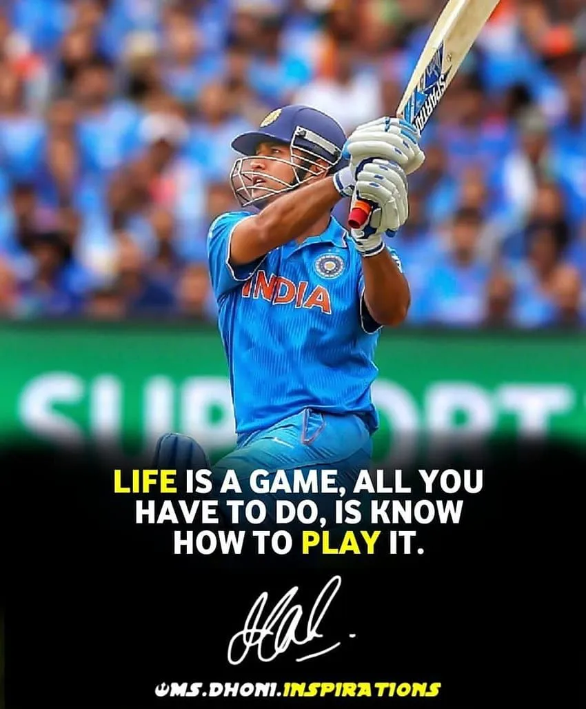 The Legend ideas, ms dhoni quotes HD phone wallpaper
