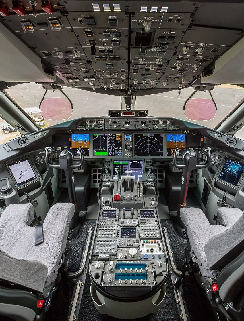 Boeing 787 Cockpit, Boeing 787 Cockpit HD phone wallpaper