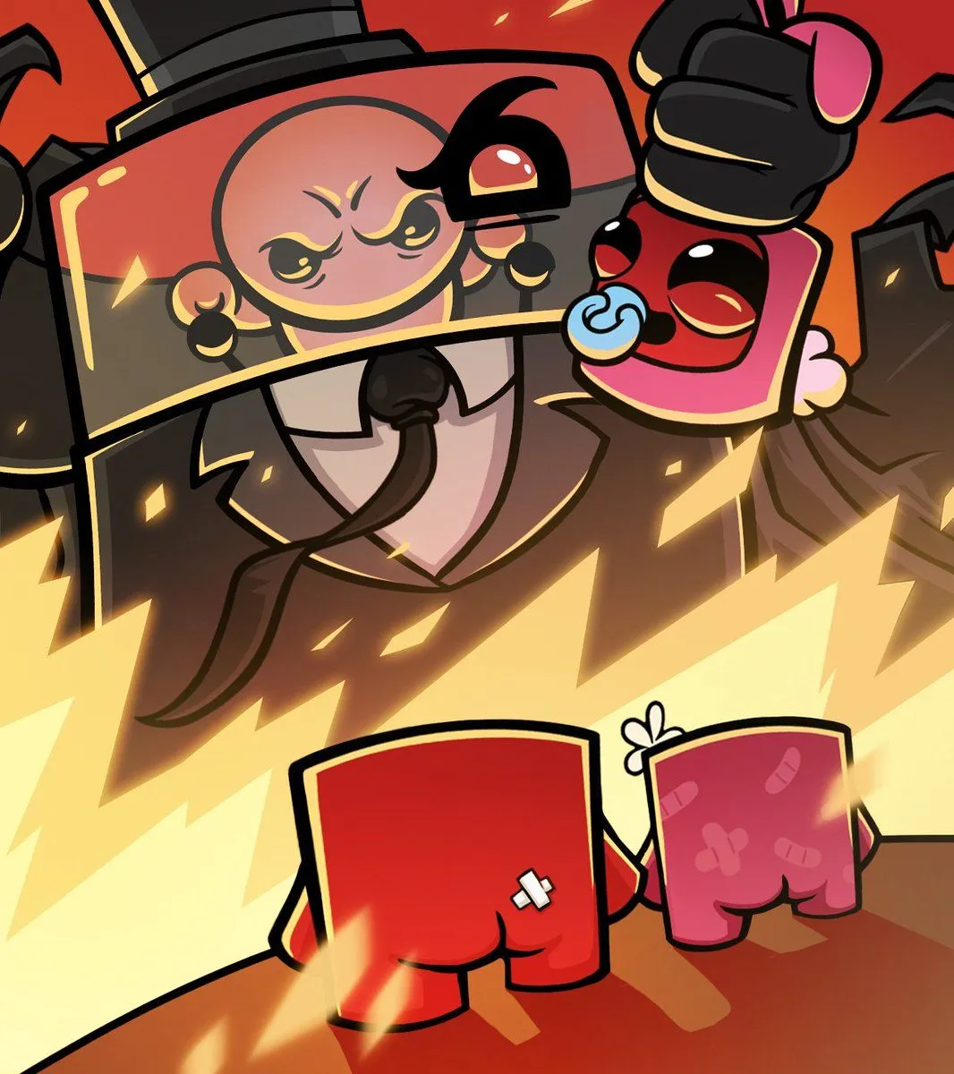 Facebook rejected an ad because it uses the image below. They say it's sexually explicit. I thought I was the only one that got a raging boner thinking about Super Meat Boy