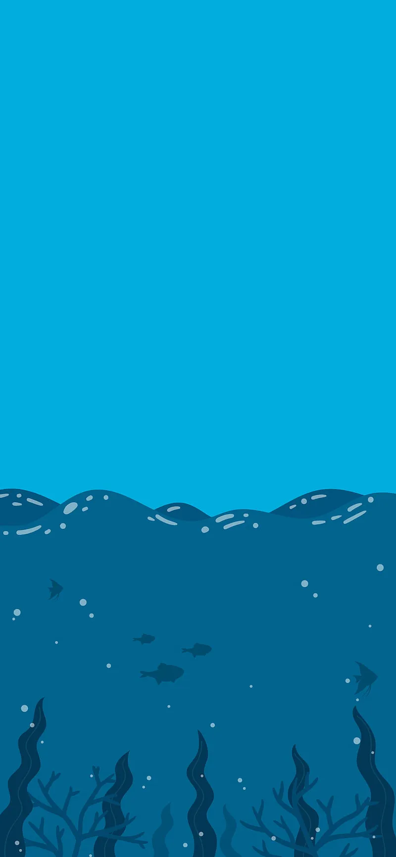 IPHONE BLUE OCEAN MINIMALIST, HD phone wallpaper