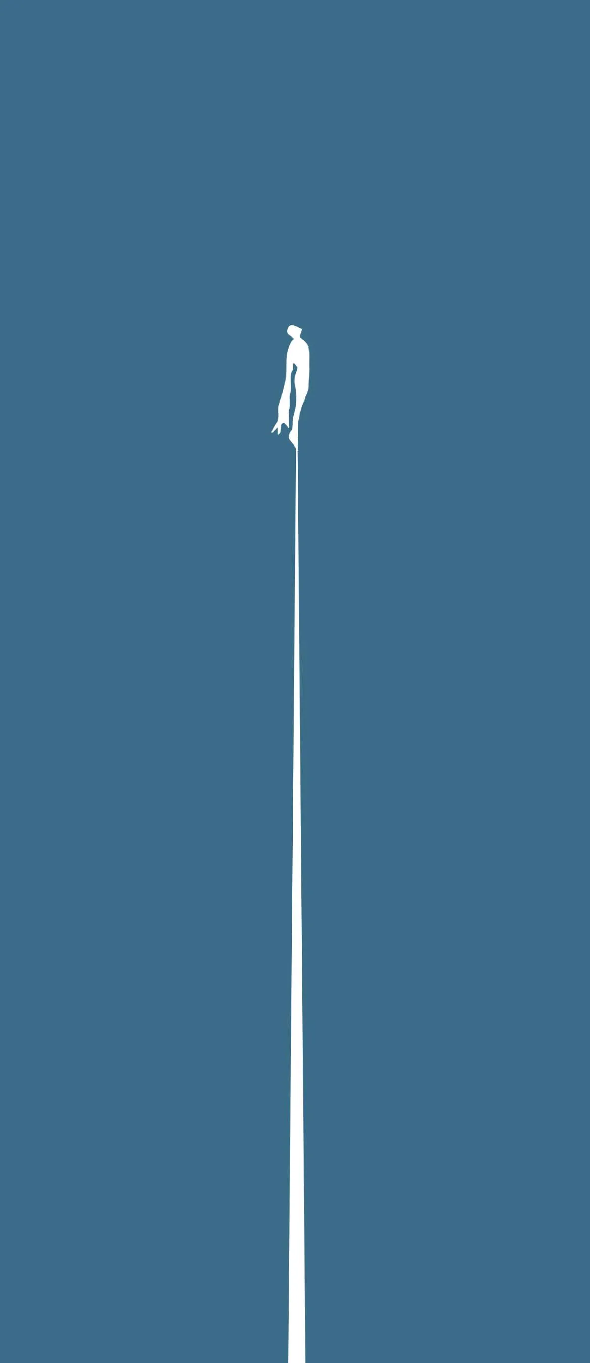 Outside the Rat Race: Superman Minimalist Mobile and Desktop Wallpaper