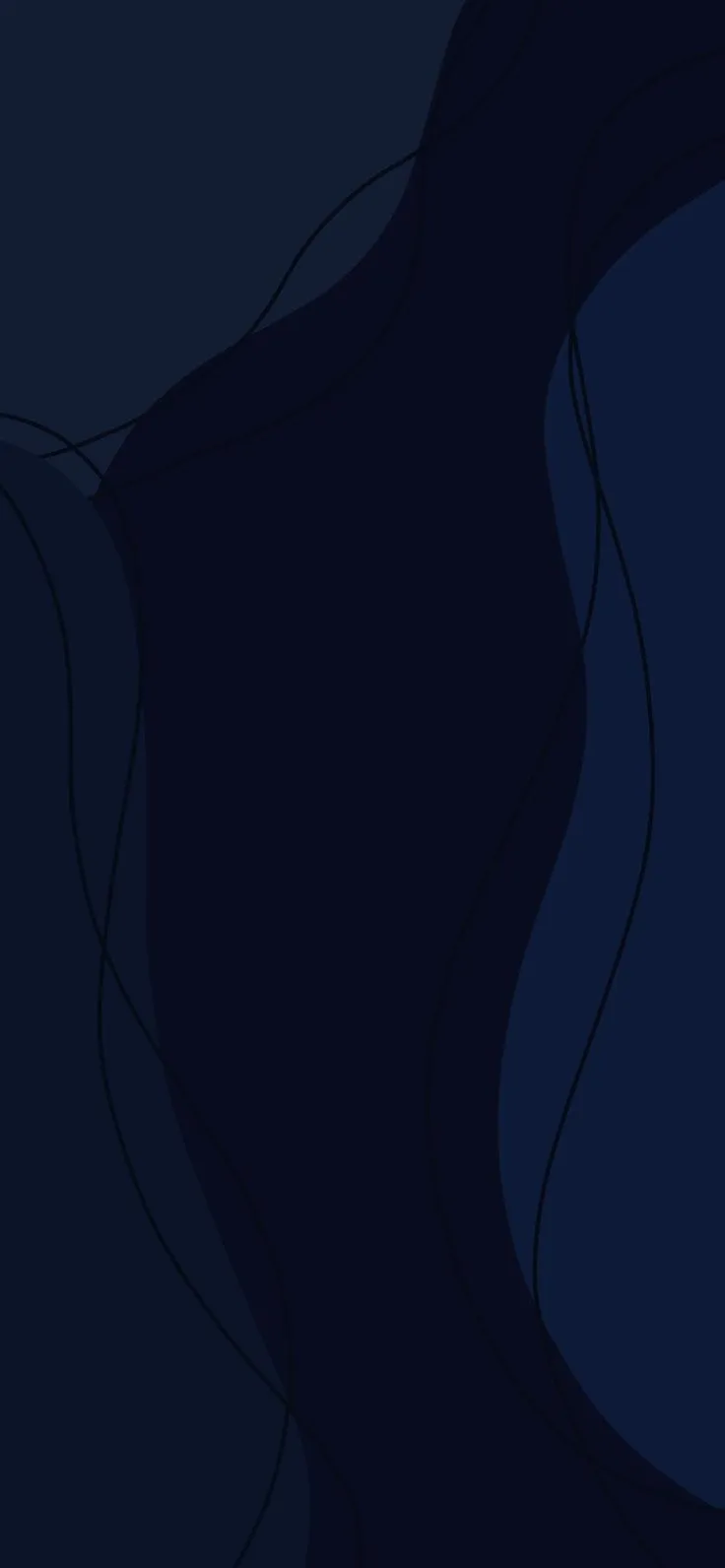 Dark Blue iPhone Simple Wallpaper