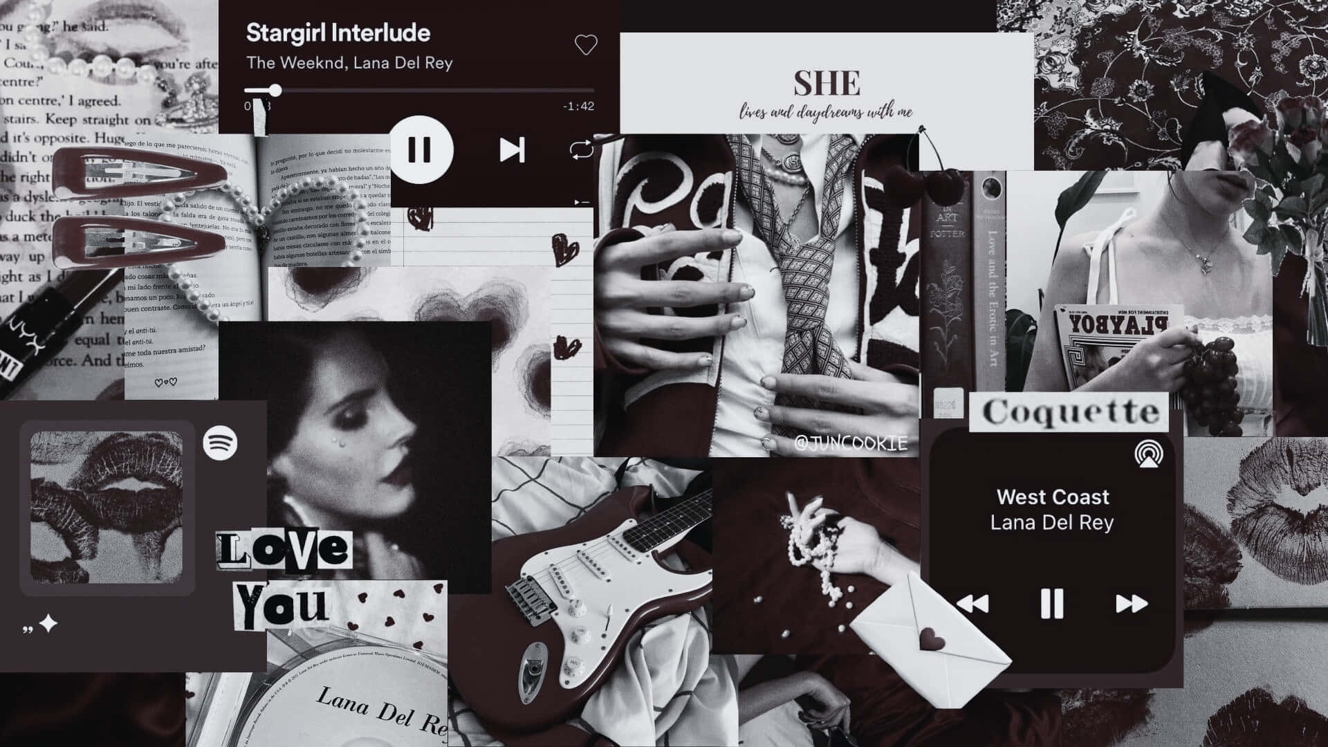 Dark Coquette Aesthetic Wallpaper