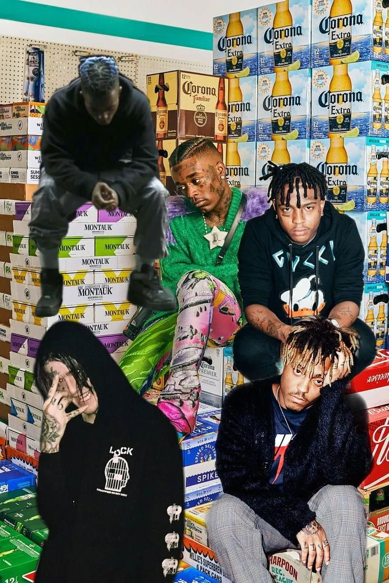 Lil u*i vert, jucie wrld, lil peep, music, ski mask the slump god, HD phone wallpaper