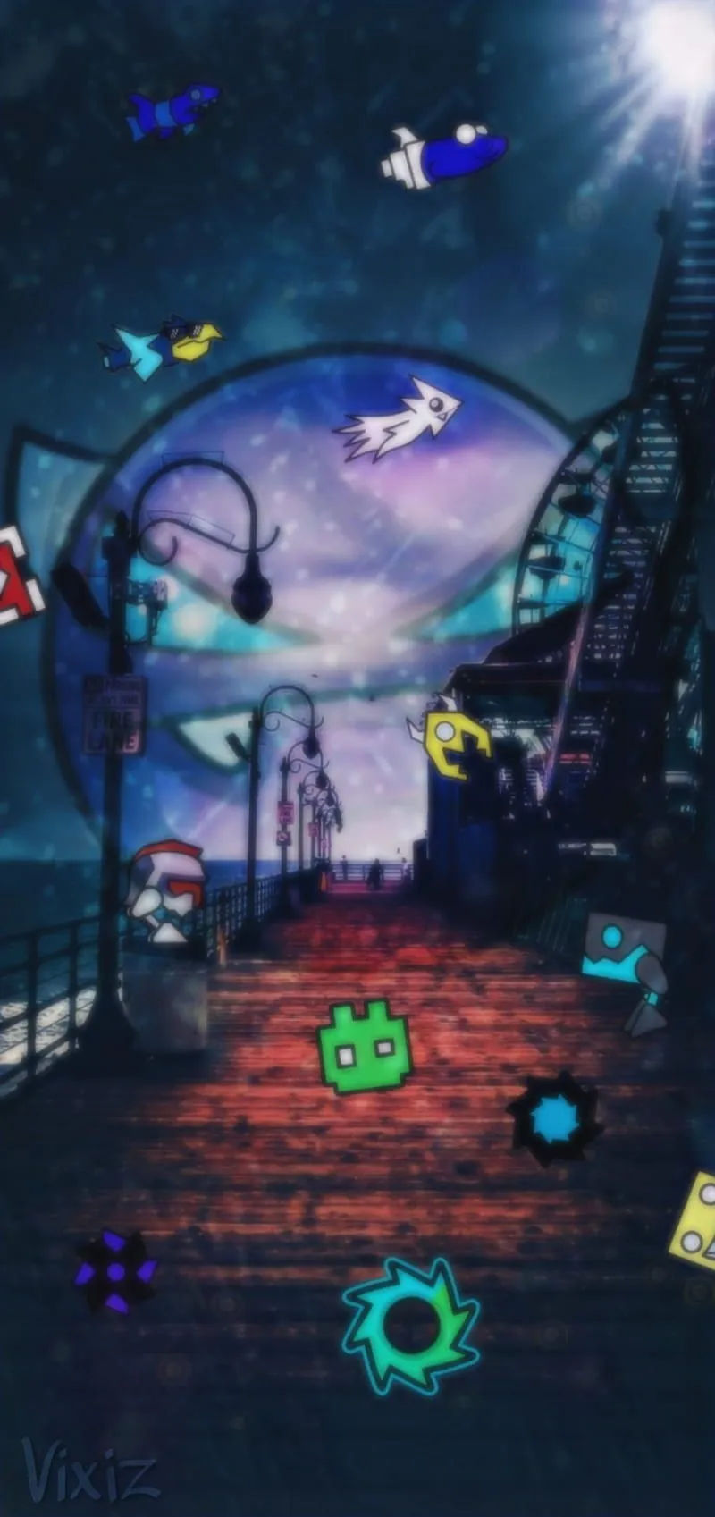 Geometry Dash, gd, play, HD phone wallpaper