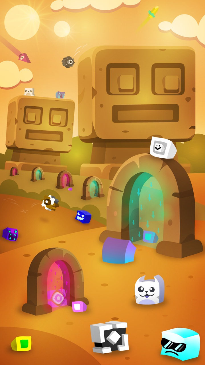 WALLPAPER GEOMETRY DASH(ANDROID) by 456Danto on Newgrounds