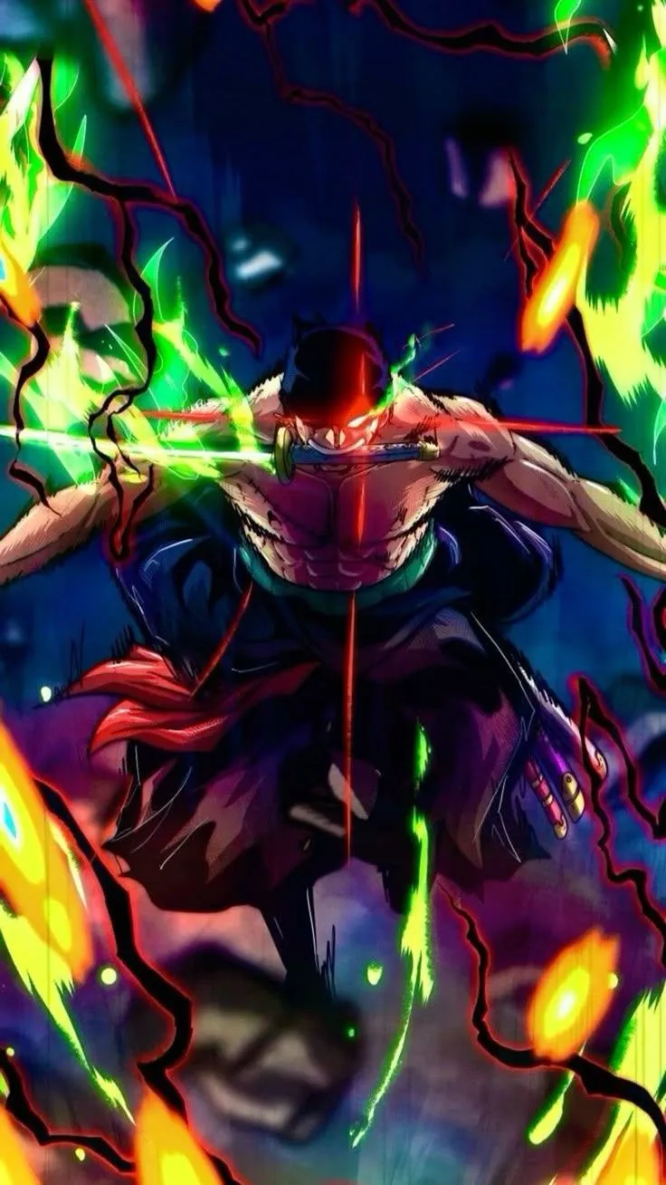 Roronoa Zoro. One Piece. Anime Wallpaper 4k