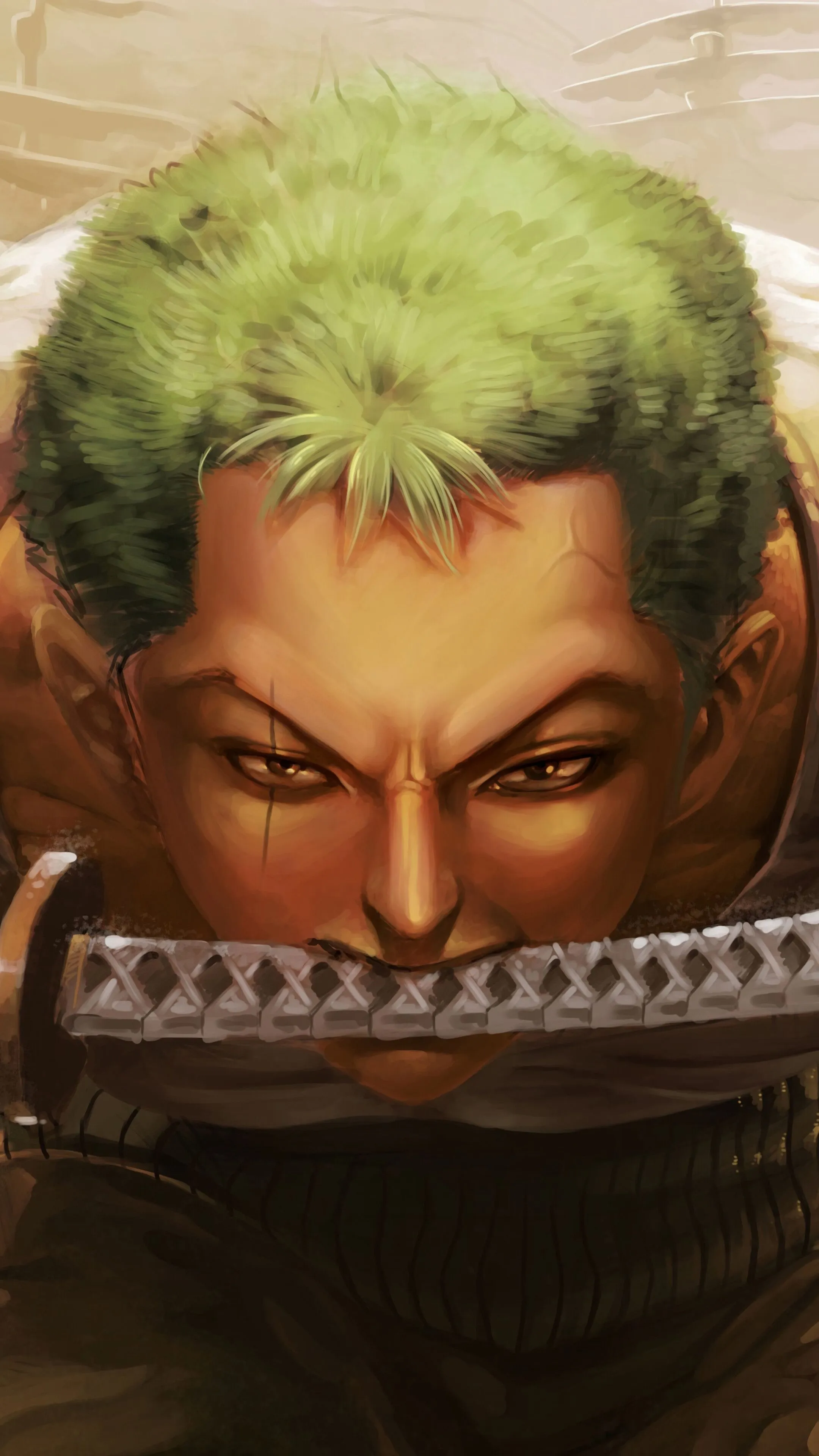 Roronoa Zoro From One Piece With Katana 4K HD Phone Wallpaper