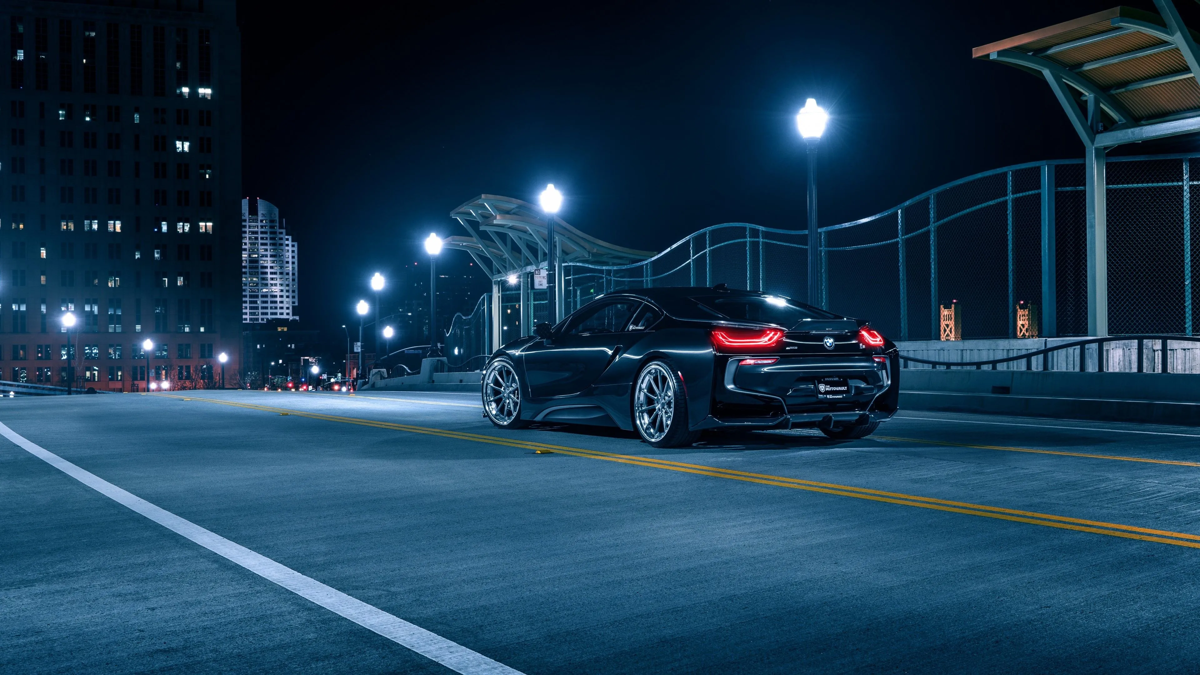 4K BMW Black, HD Wallpaper