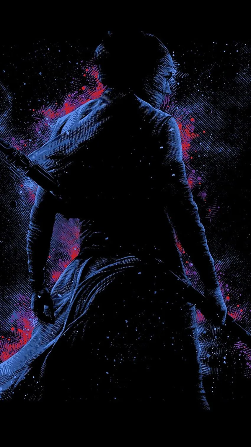 Star Wars, Skywalker, amoled, dark, vertical • For You For & Mobile, Apple AMOLED HD phone wallpaper
