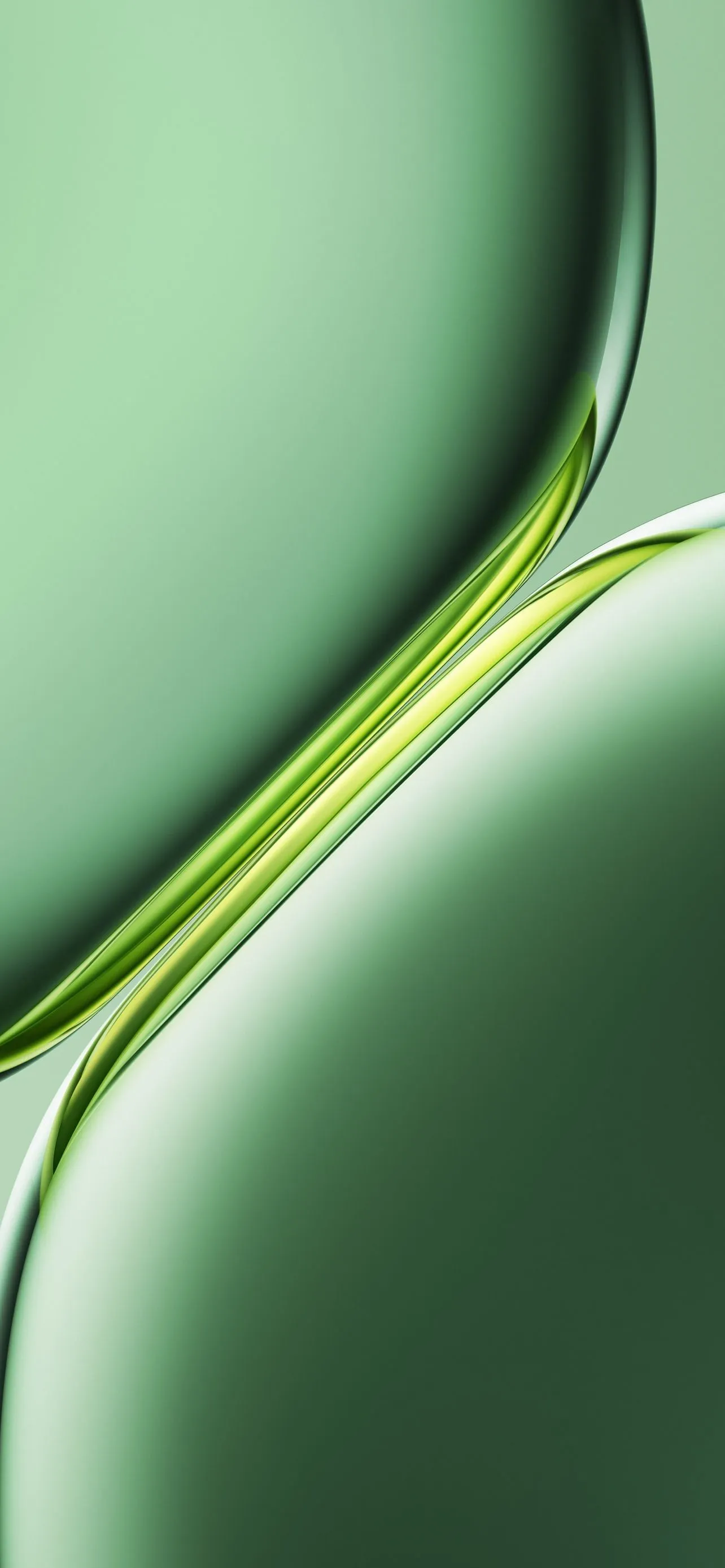 Green abstract Wallpaper 4K, 3D Render, Gradient background