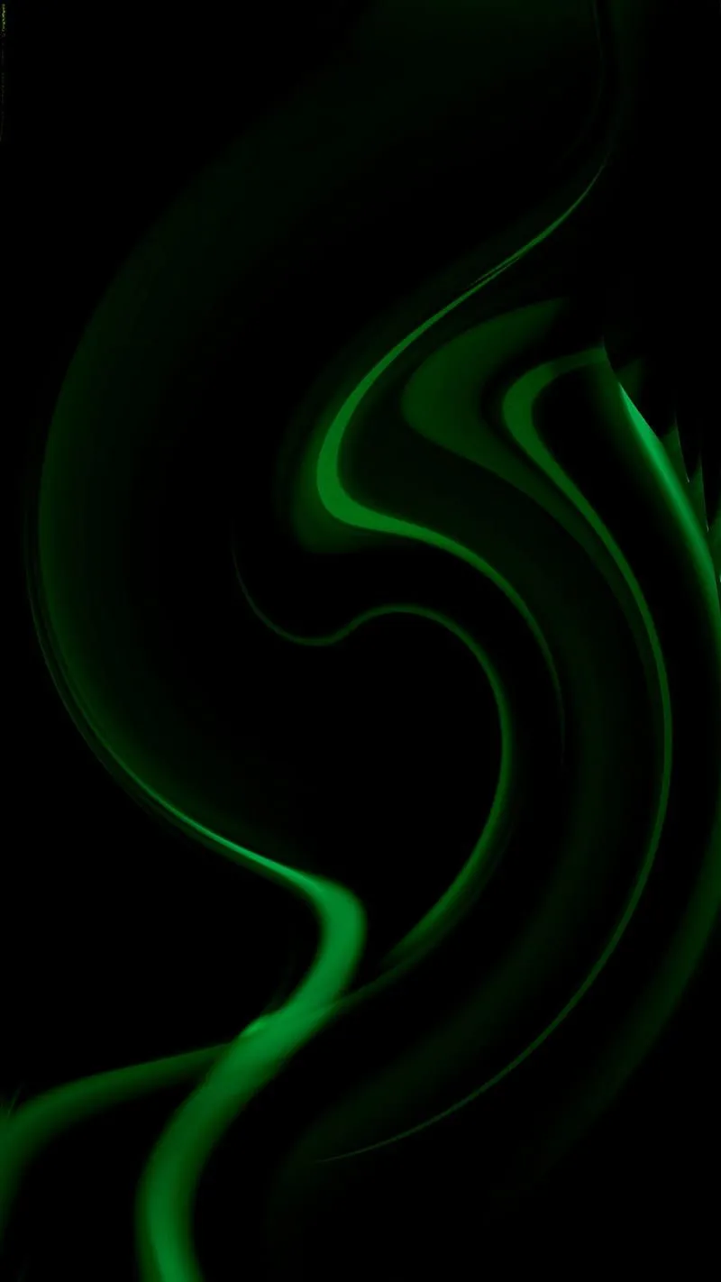 Green, abstract, dark, HD phone wallpaper