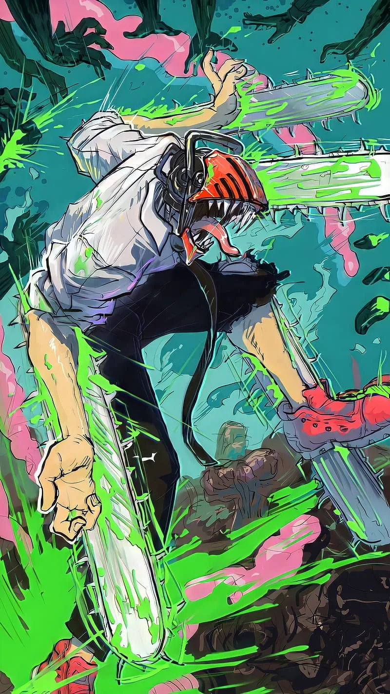 HD chainsaw man wallpaper