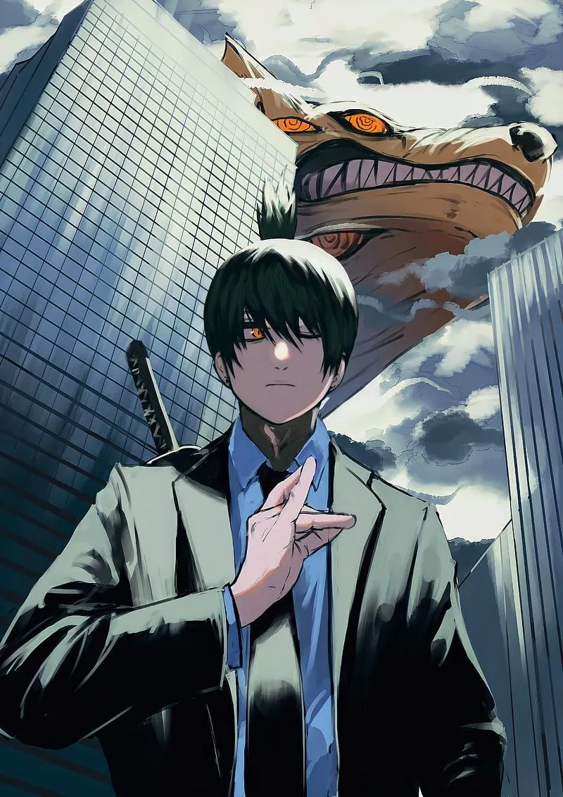 3840x800px, 4K free download. Chainsaw man, aki, anime, chainsawman, manga, theme, HD phone wallpaper