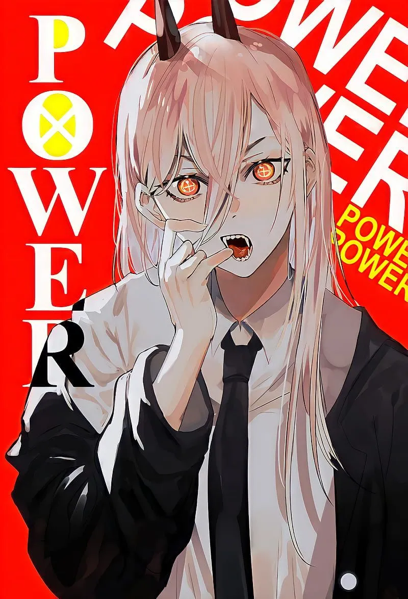 Chainsaw man, anime, chainsaw, chainsawman, girl, manga, power, HD phone wallpaper