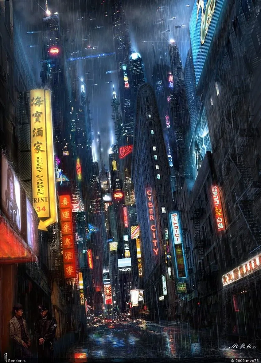 Cyberpunk streets, Cyberpunk, Vertical Cyberpunk HD phone wallpaper