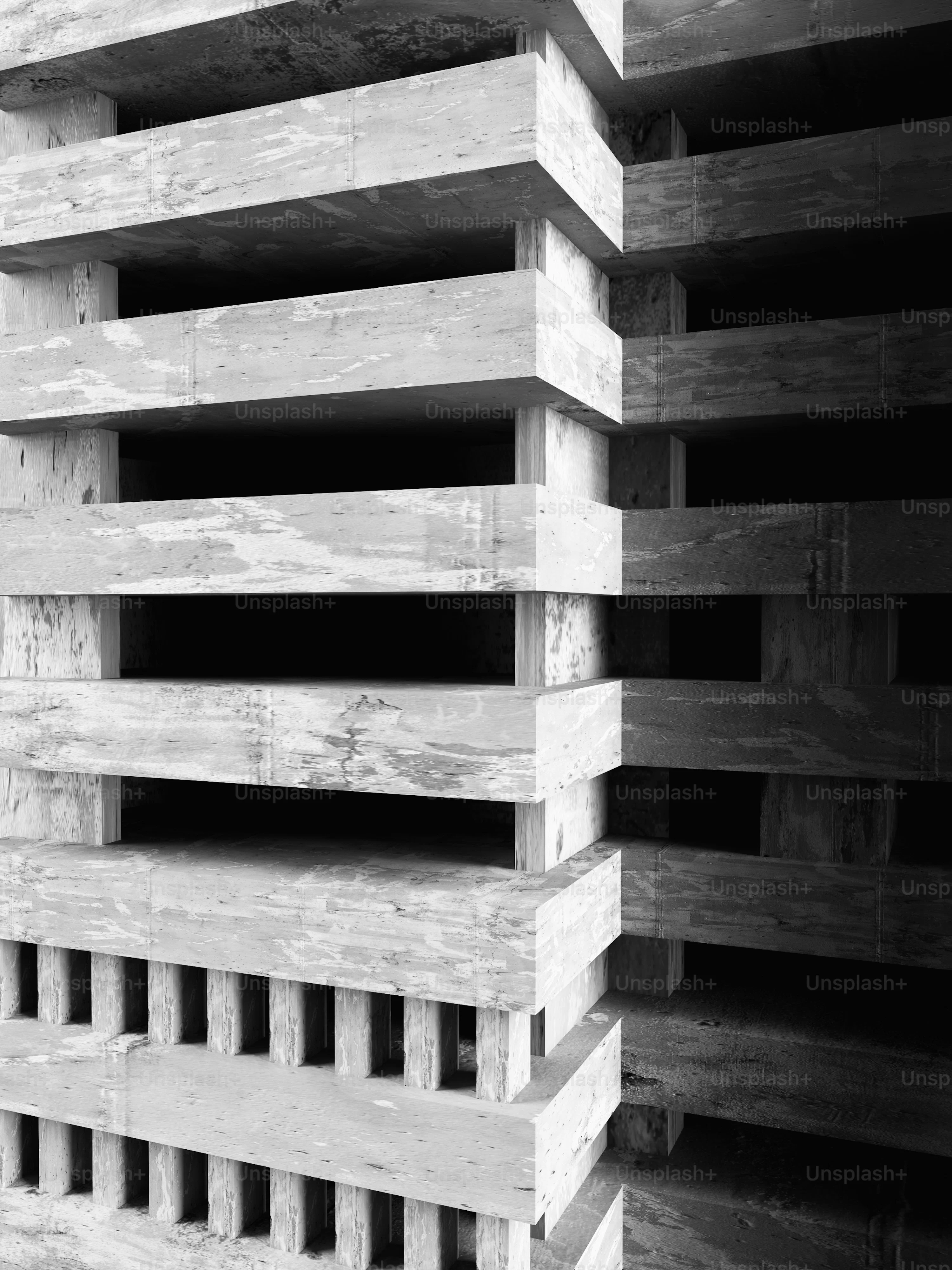 Brutalist Building Picture. Download Free Image