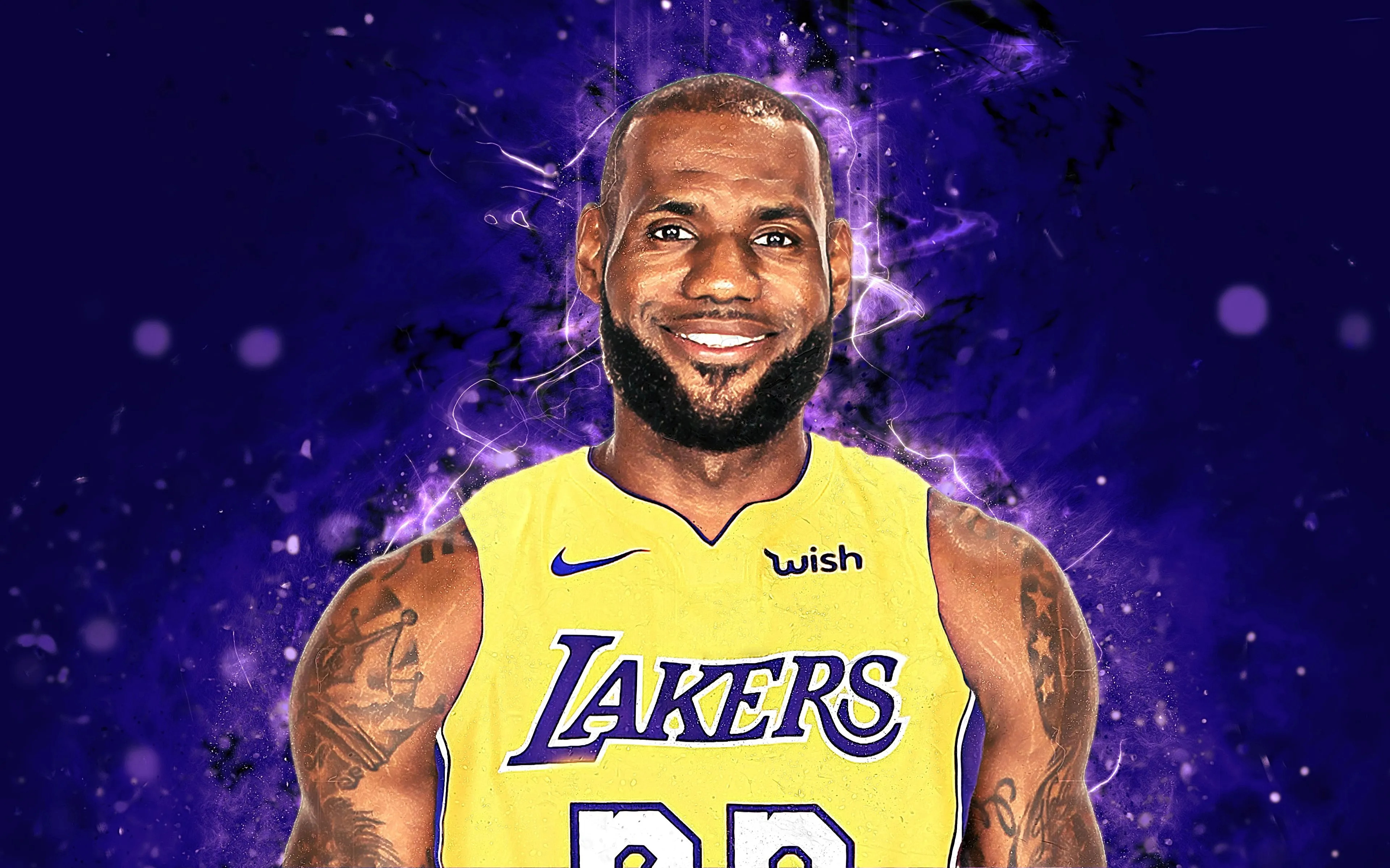 Desktop wallpaper: Lebron James, Sports, American, Basketball, Nba 4K free download for PC. 453618