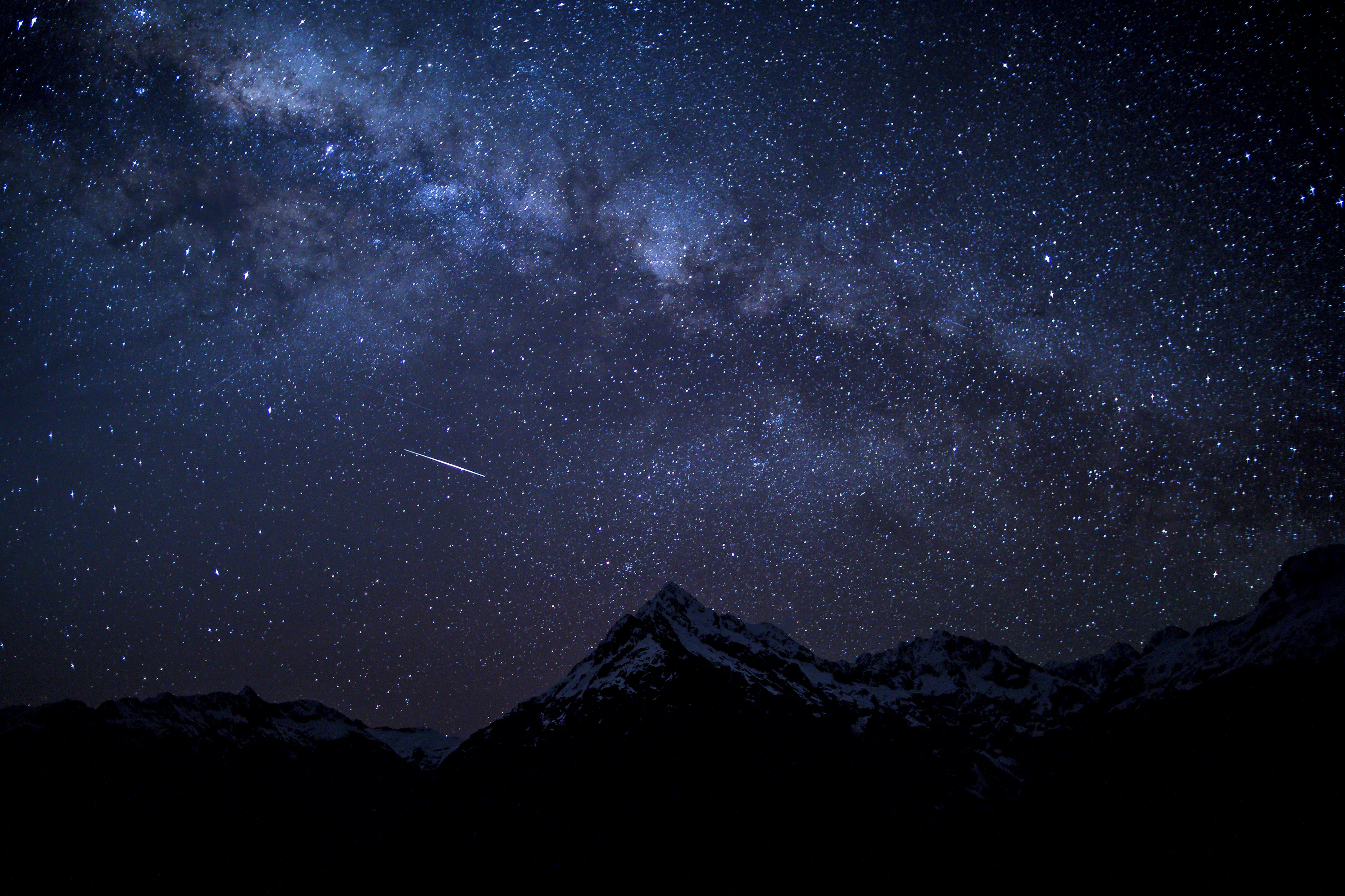 Night Sky Wallpaper: Free HD Download [4K]