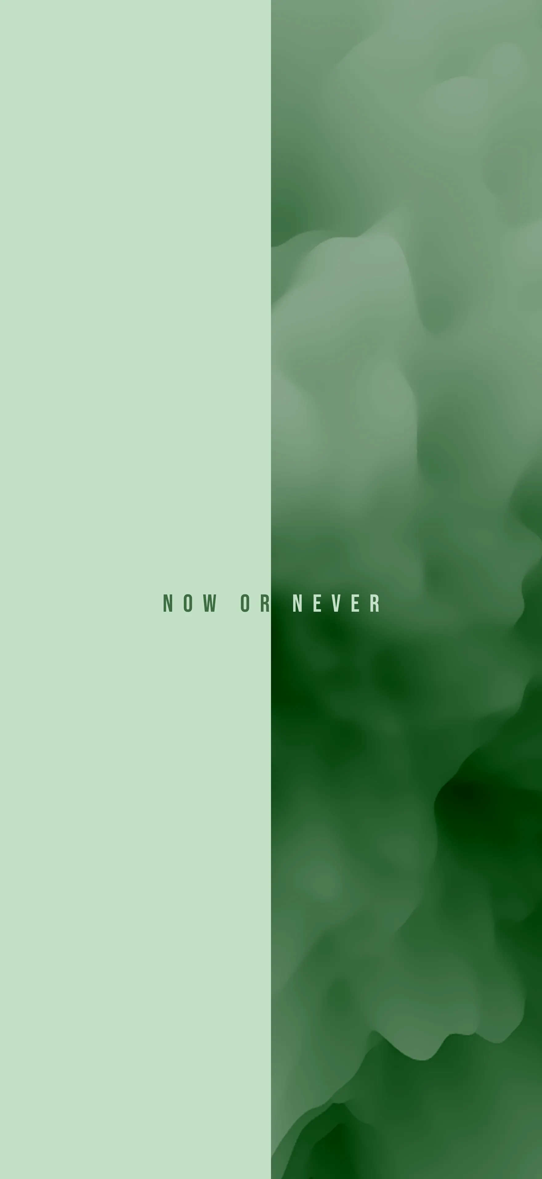 Download “Now or Never” motivational wallpaper for iPhone