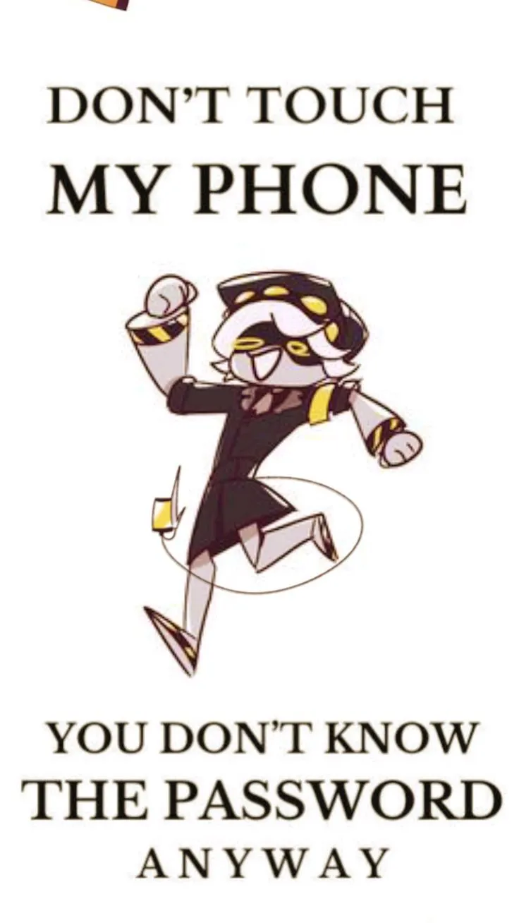 N wallpaper (Don't touch my phone)